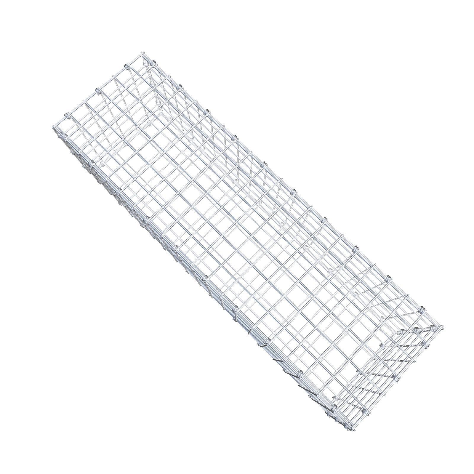 Gabion 100 cm x 30 cm x 30 cm (L x H x P), mailles 5 x 5 cm, anneau en spirale