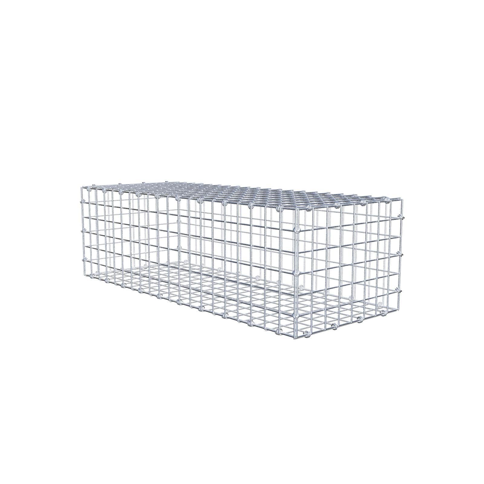 Gabion 100 cm x 30 cm x 40 cm (L x H x D), mesh size 5 x 5 cm, spiral ring