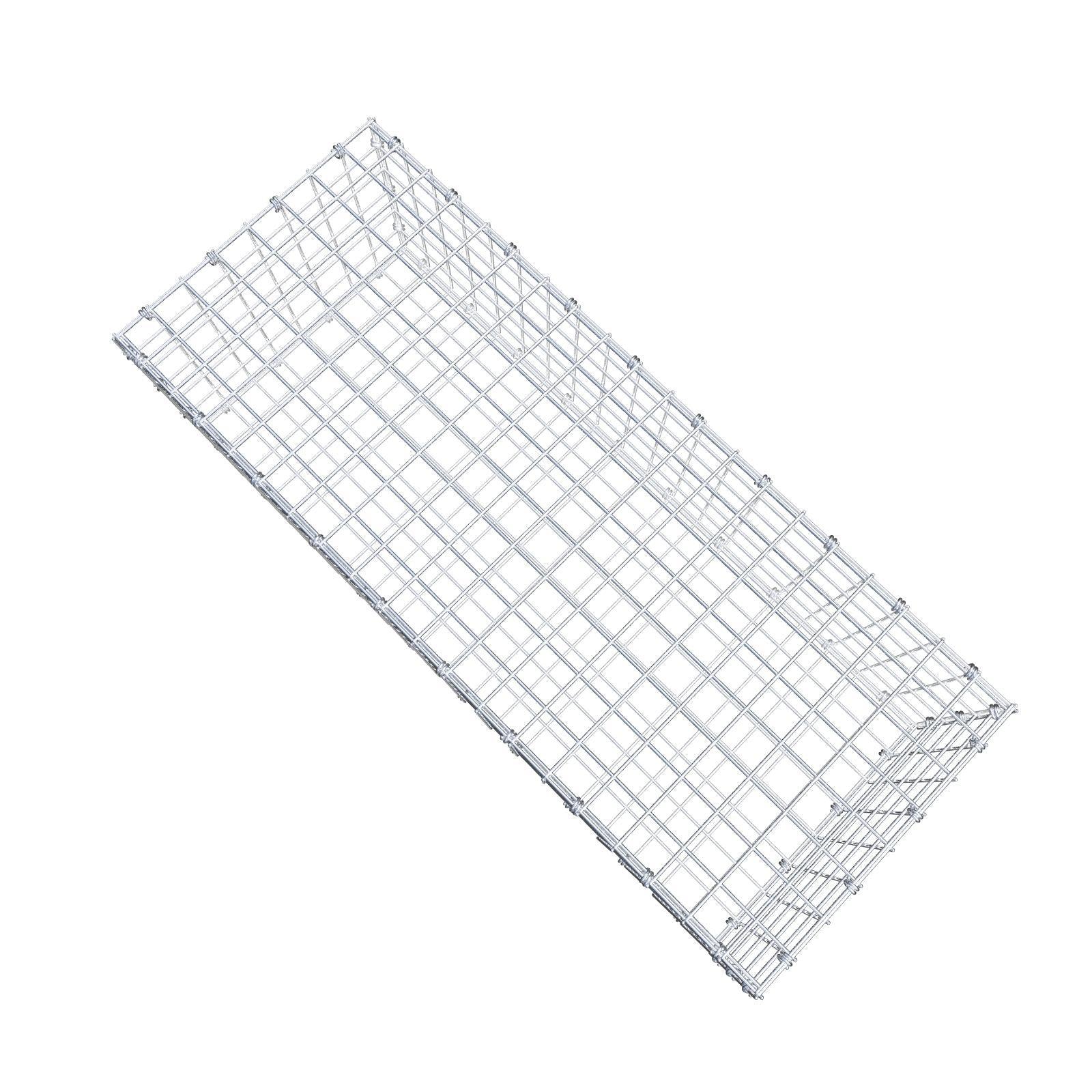 Gabion 100 cm x 30 cm x 40 cm (L x H x D), mesh size 5 x 5 cm, spiral ring