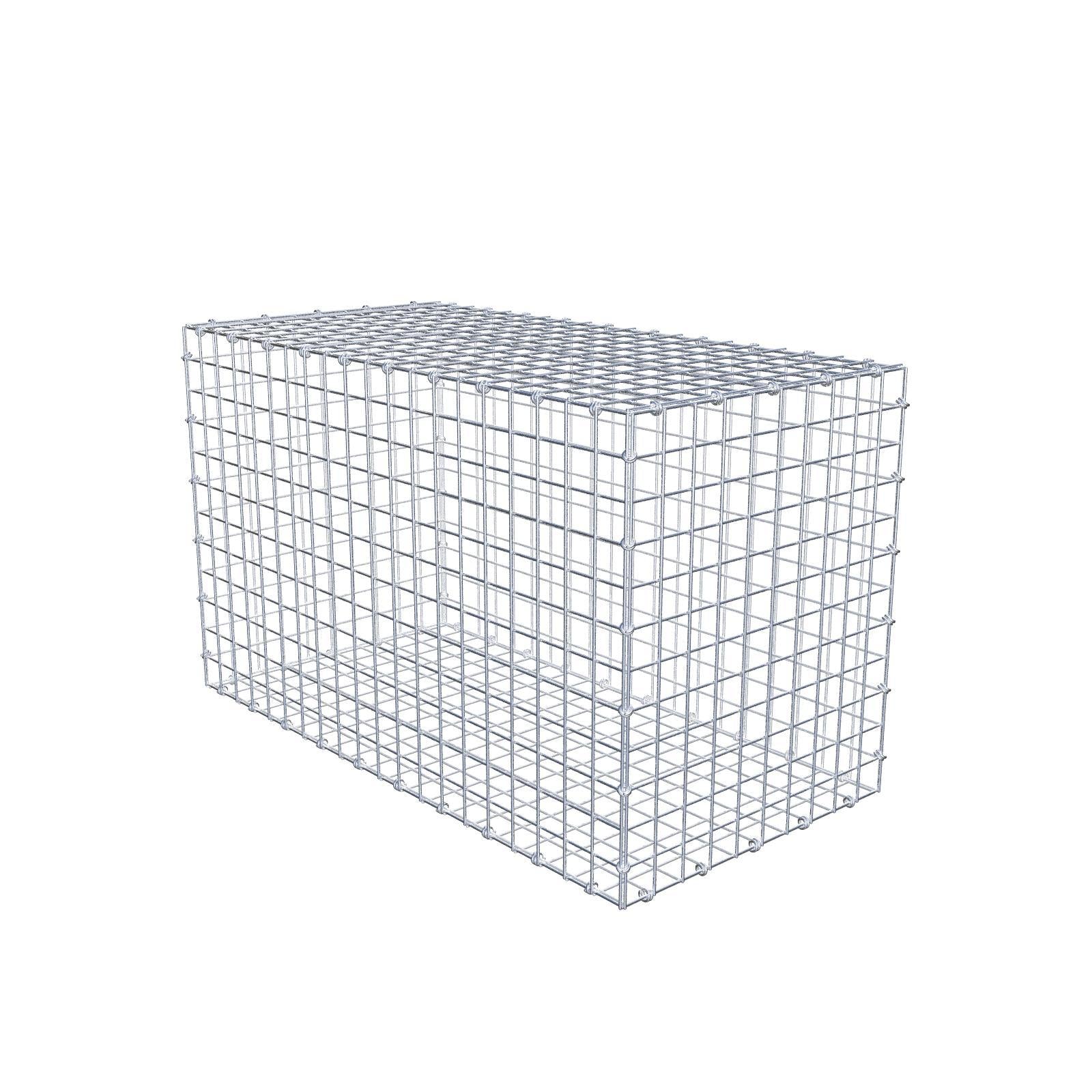 Gabion 100 cm x 60 cm x 50 cm (L x H x D), mesh size 5 x 5 cm, spiral ring