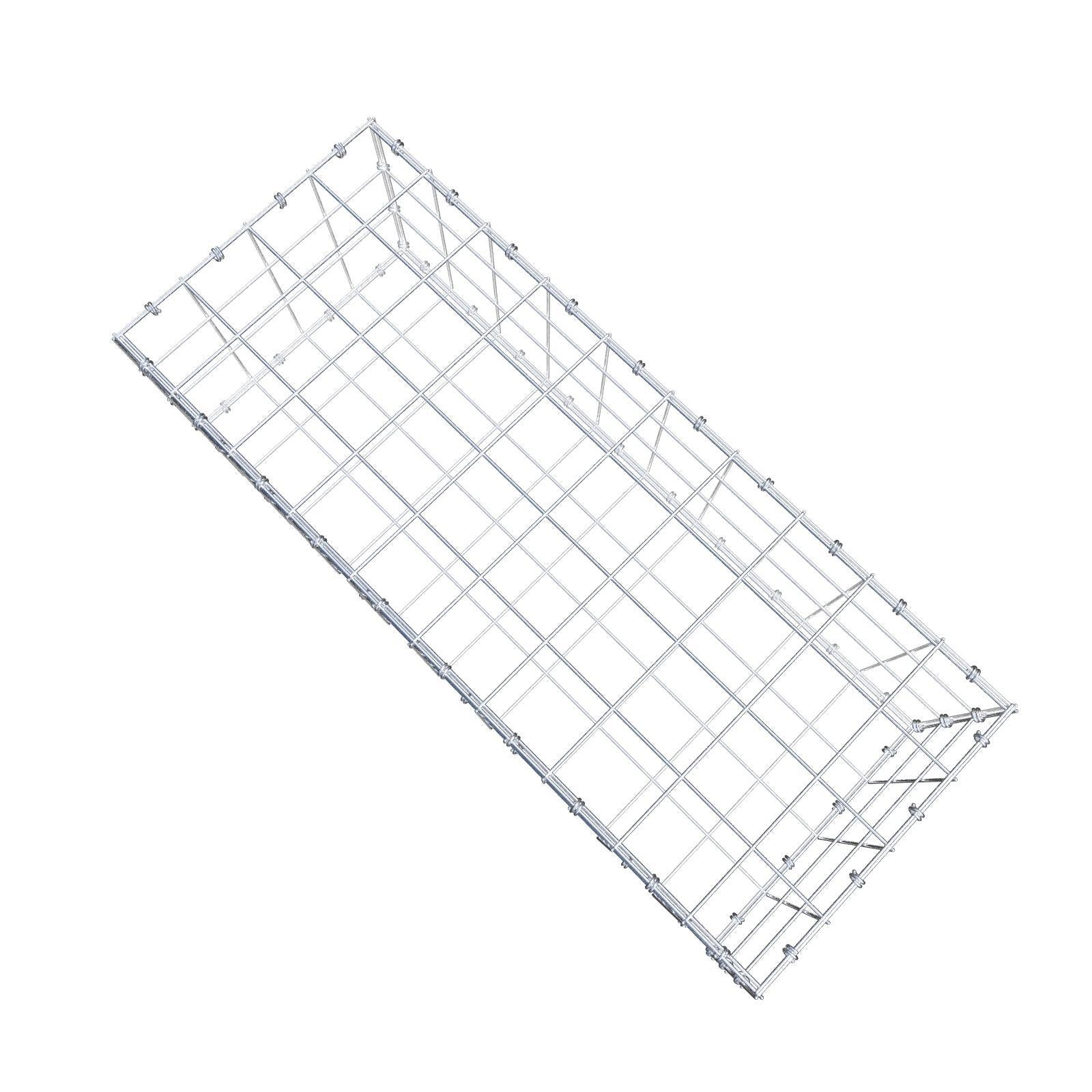 Gabion 100 cm x 30 cm x 40 cm (L x H x P), mailles 10 x 10 cm, anneau en spirale
