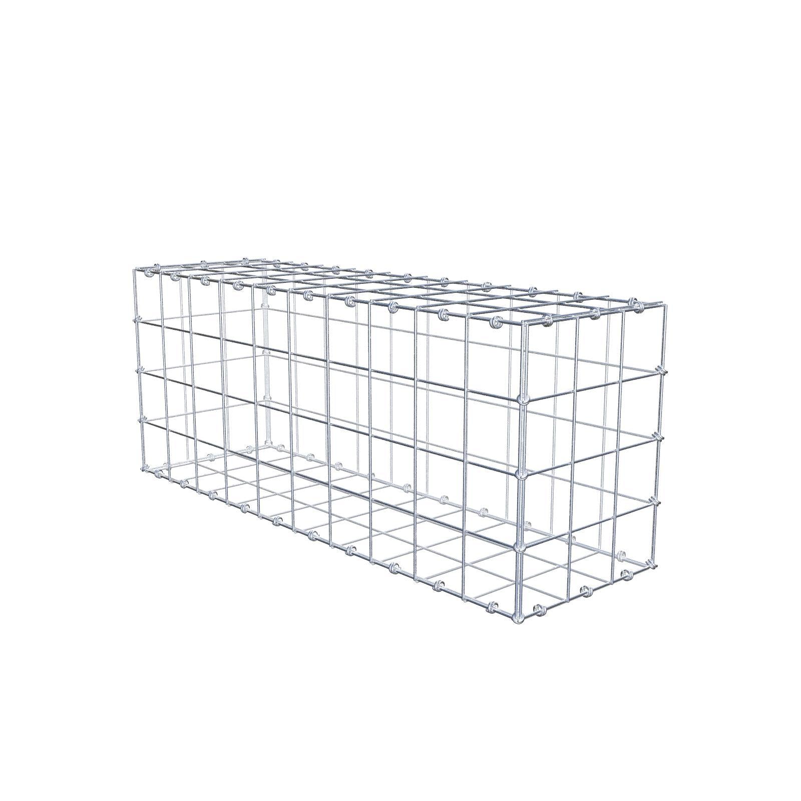 Gabion 100 cm x 40 cm x 30 cm (L x H x P), mailles 10 x 10 cm, anneau en spirale