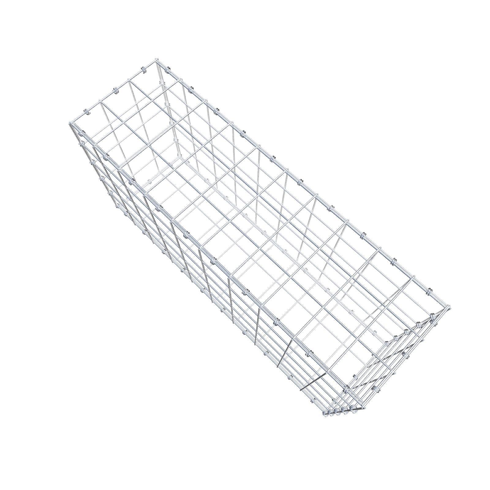 Gabion 100 cm x 50 cm x 30 cm (L x H x D), maskstorlek 10 x 10 cm, spiralring