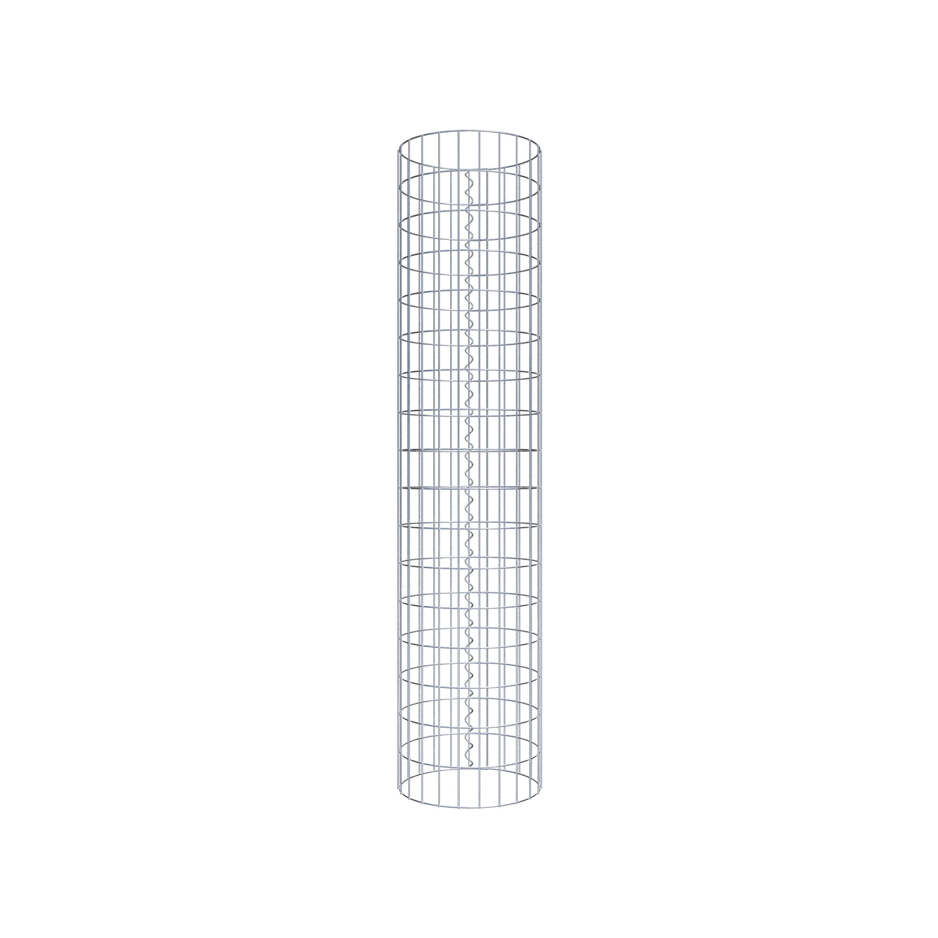Gabion column diameter 37 cm, MW 5 x 10 cm round