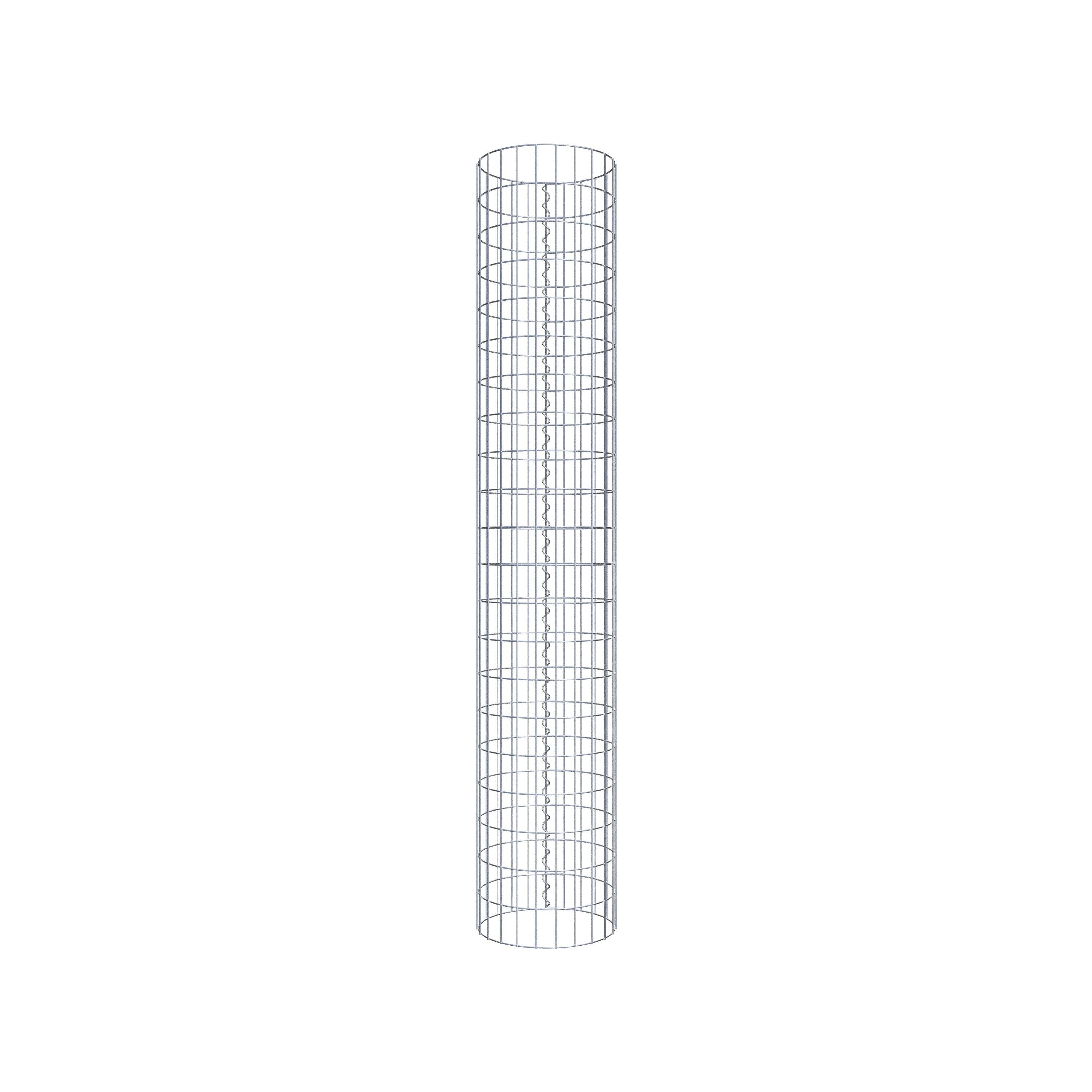 Gabion column diameter 37 cm, MW 5 x 10 cm round