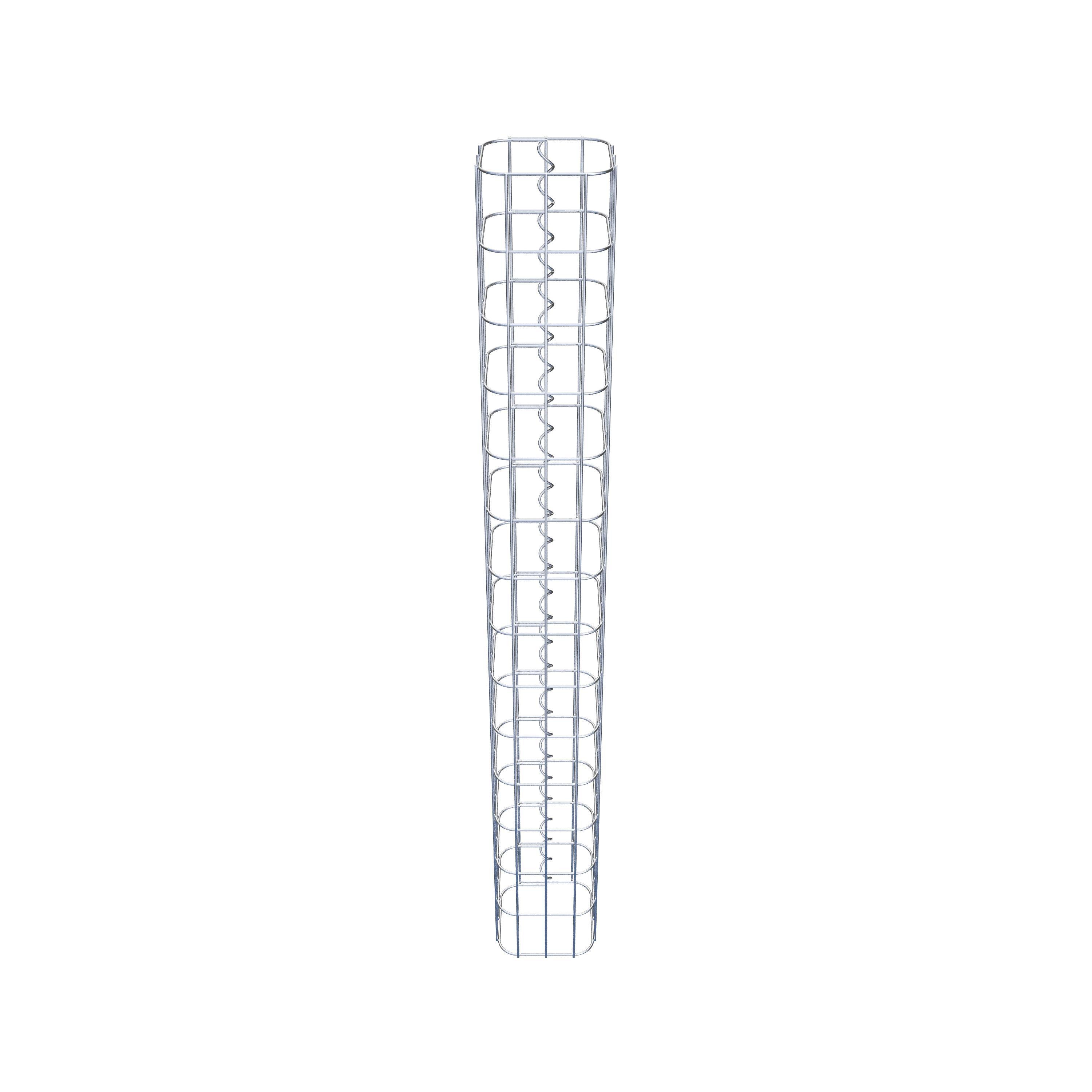 Colonna di gabbioni 17 x 17 cm, MW 5 x 10 cm quadrati