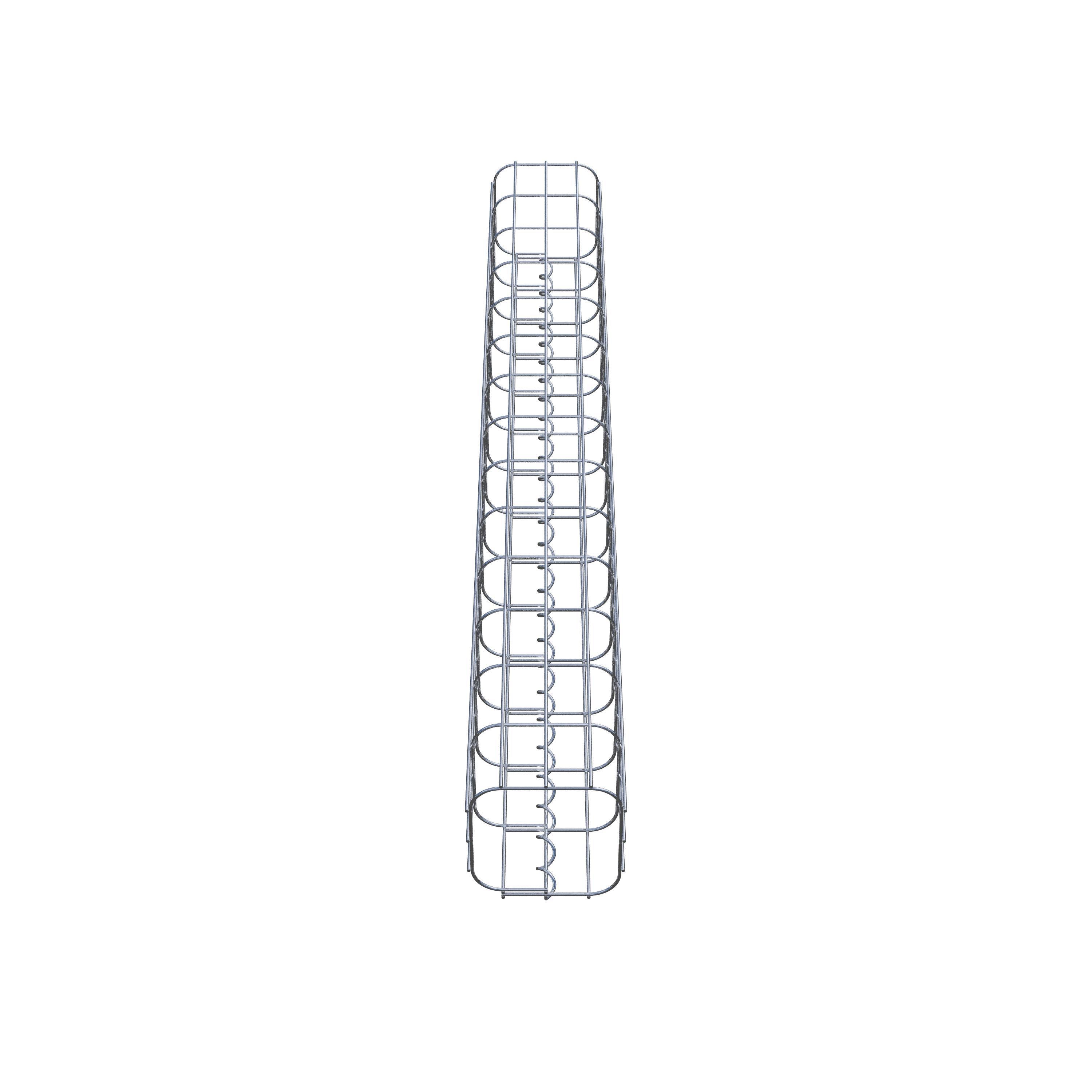 Colonna di gabbioni 17 x 17 cm, MW 5 x 10 cm quadrati
