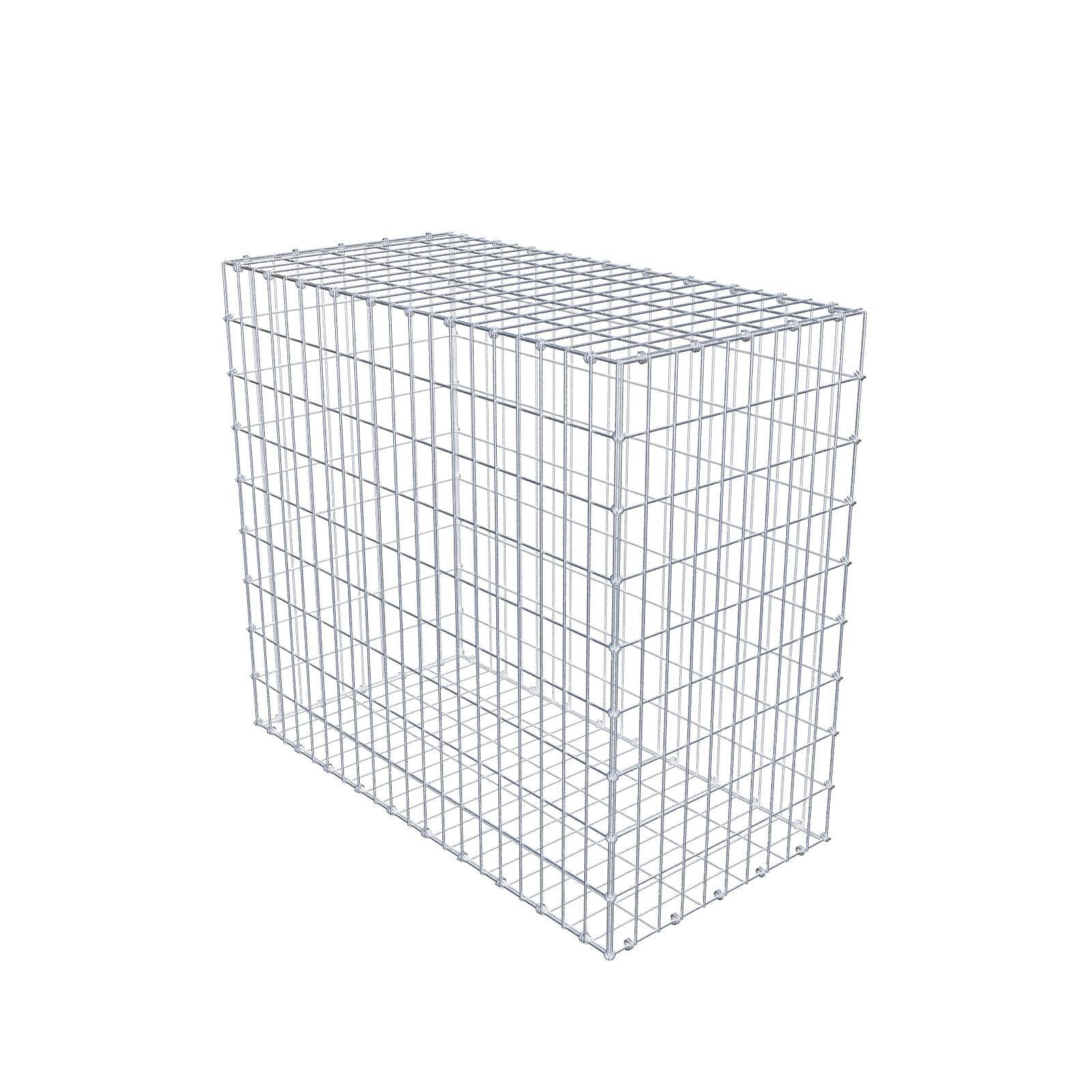 Gabion 100 cm x 90 cm x 50 cm (L x H x P), mailles 5 x 10 cm, anneau en spirale