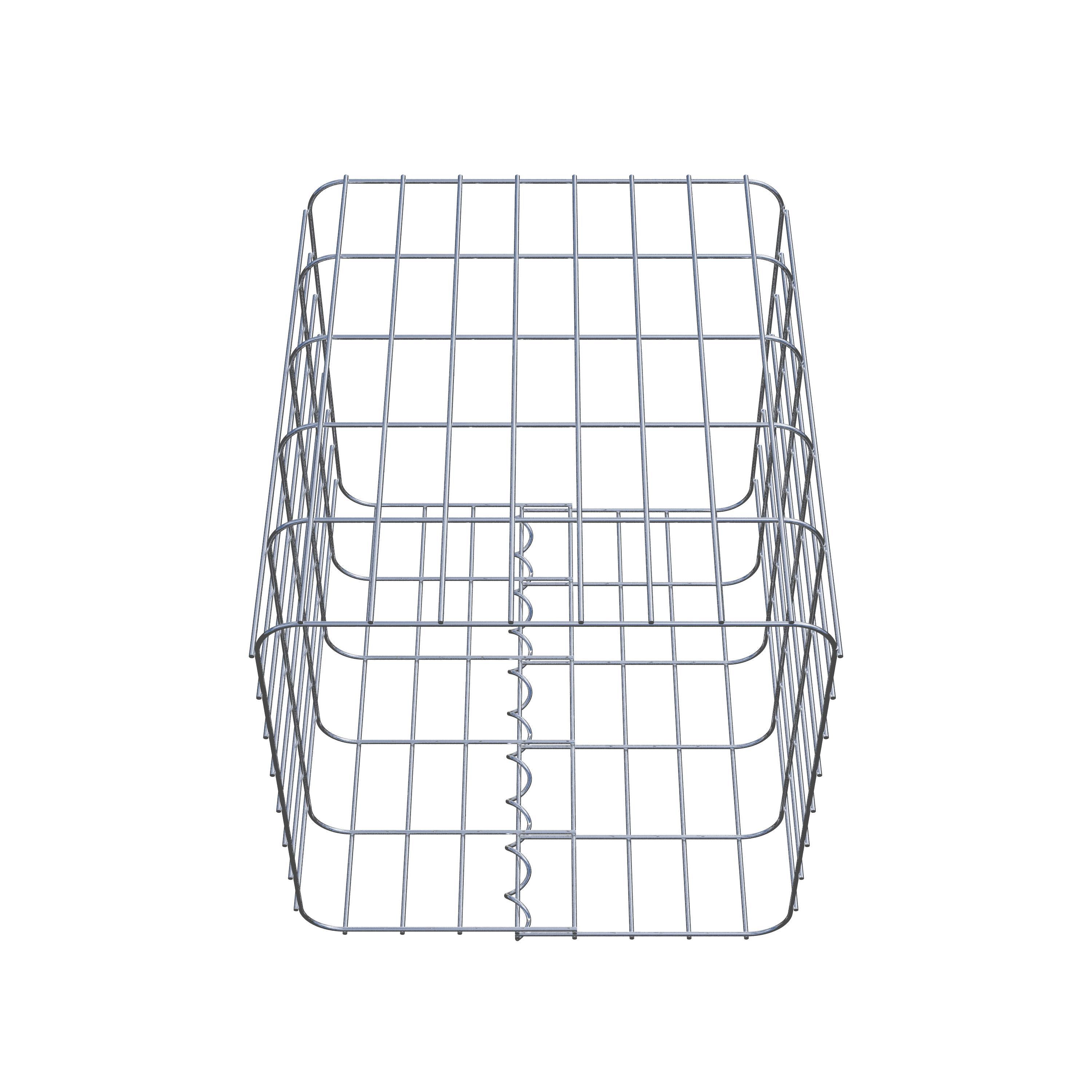 Gabion column 42 x 42 cm, MW 5 x 10 cm square