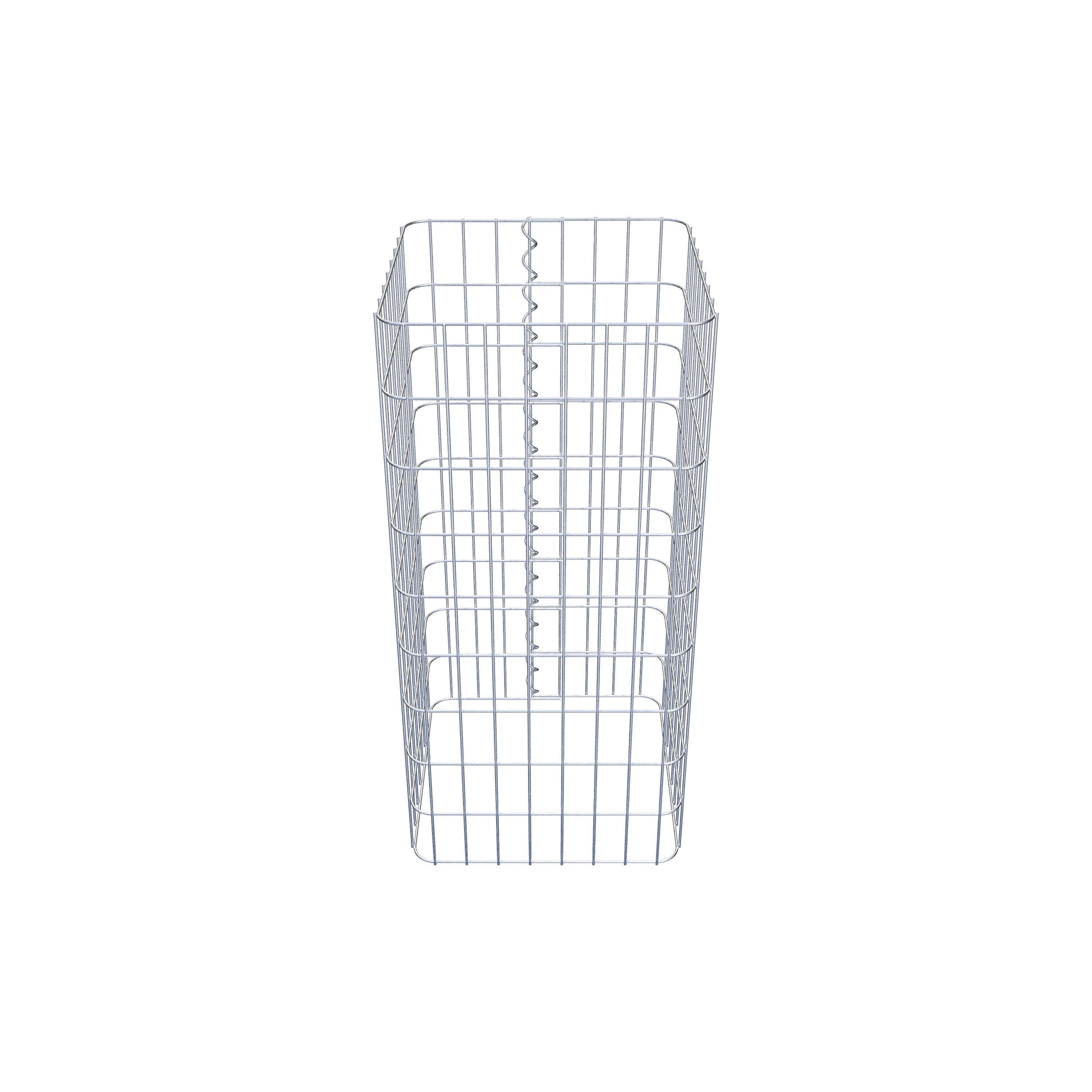Gabion column 42 x 42 cm, MW 5 x 10 cm square