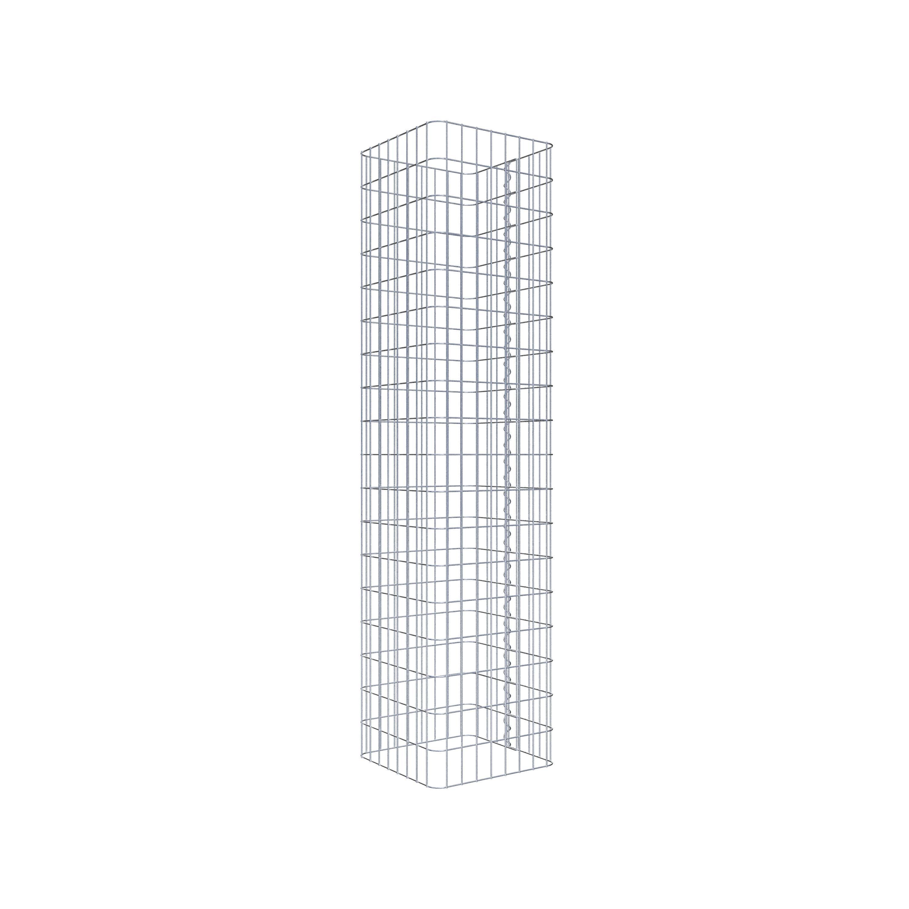Gabion column 42 x 42 cm, MW 5 x 10 cm square