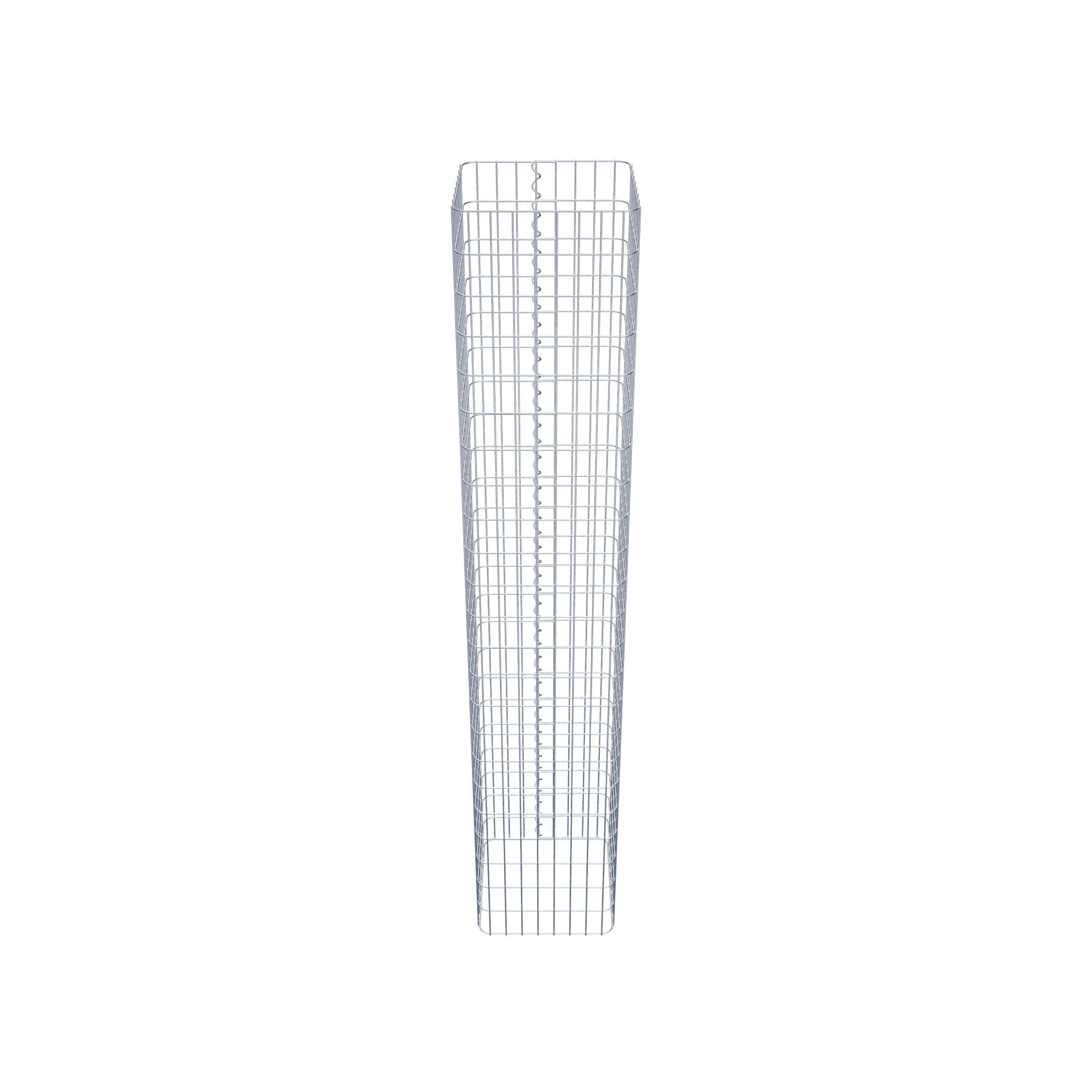 Gabion column 42 x 42 cm, MW 5 x 10 cm square