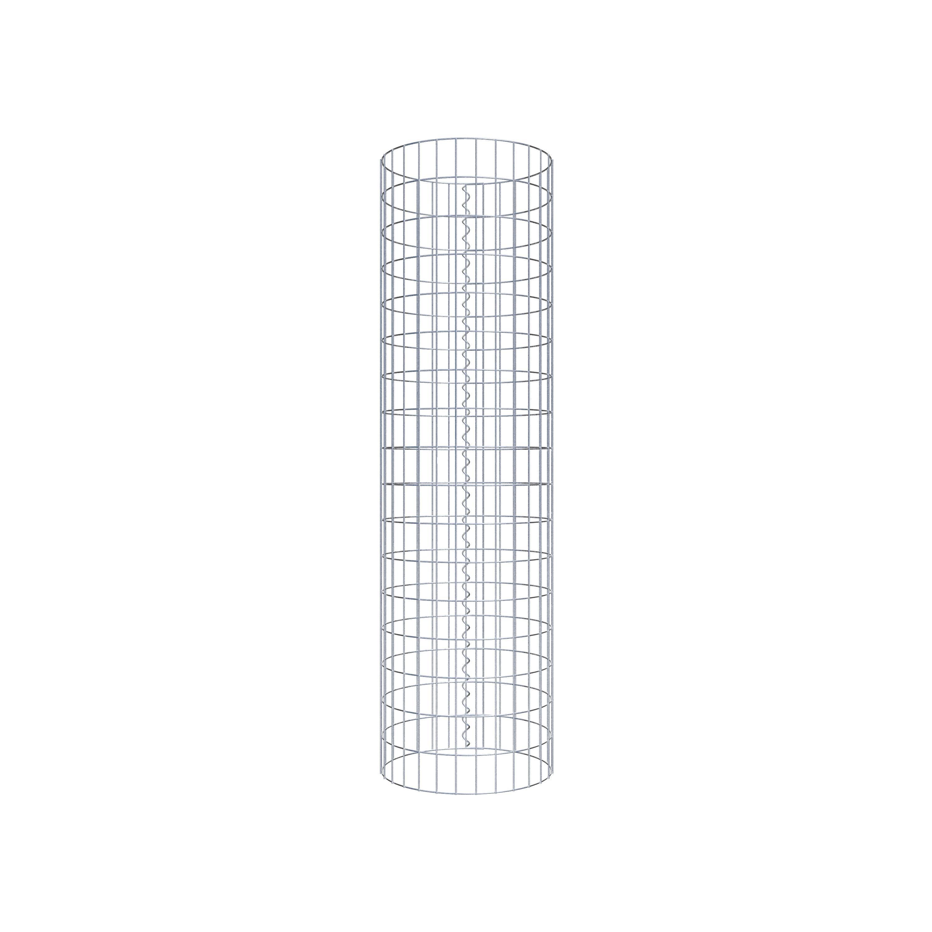 Gabionsøjle diameter 47 cm, MW 5 x 10 cm rund