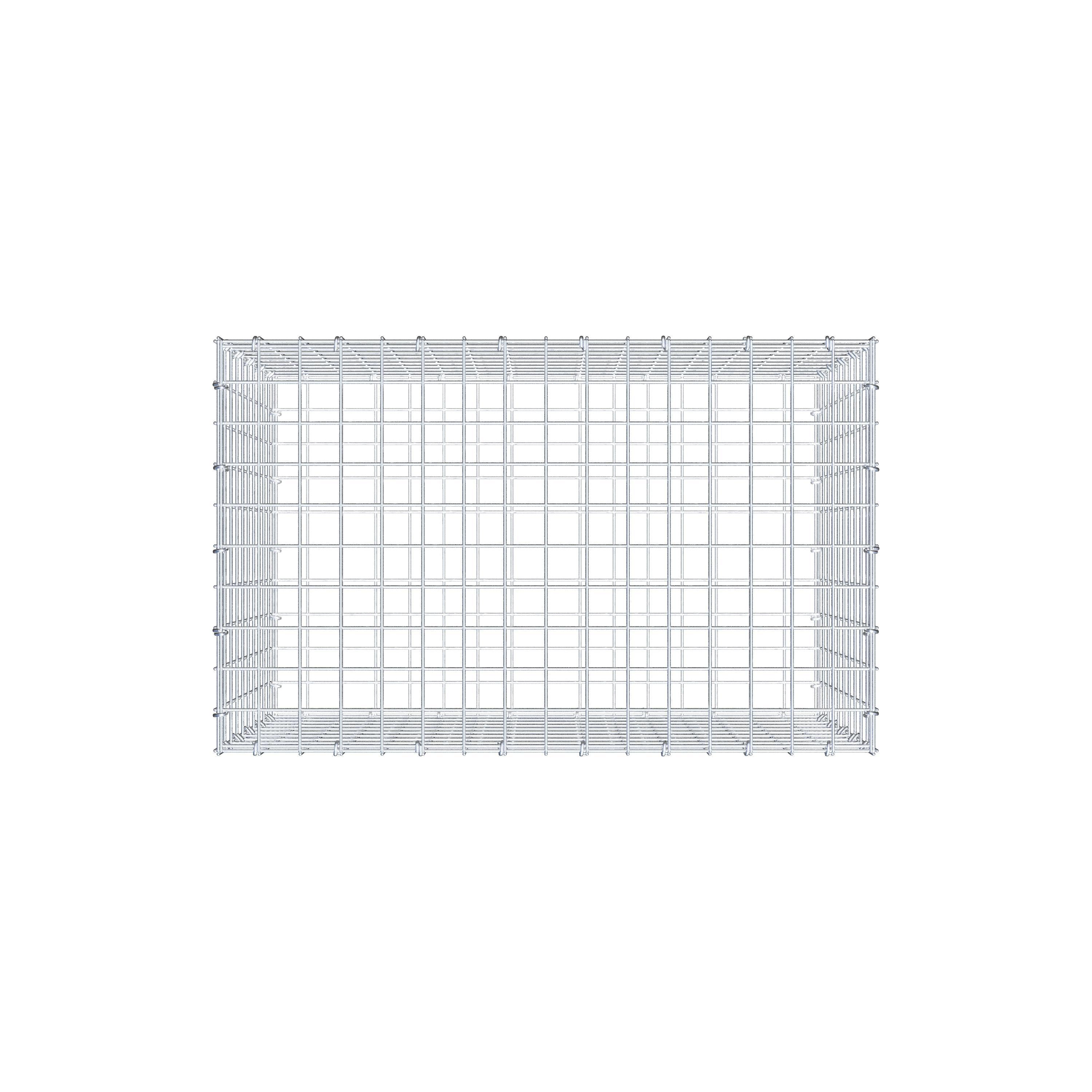 Gabion 80 cm x 50 cm x 50 cm (L x H x D), mesh size 5 cm x 5 cm, C-ring