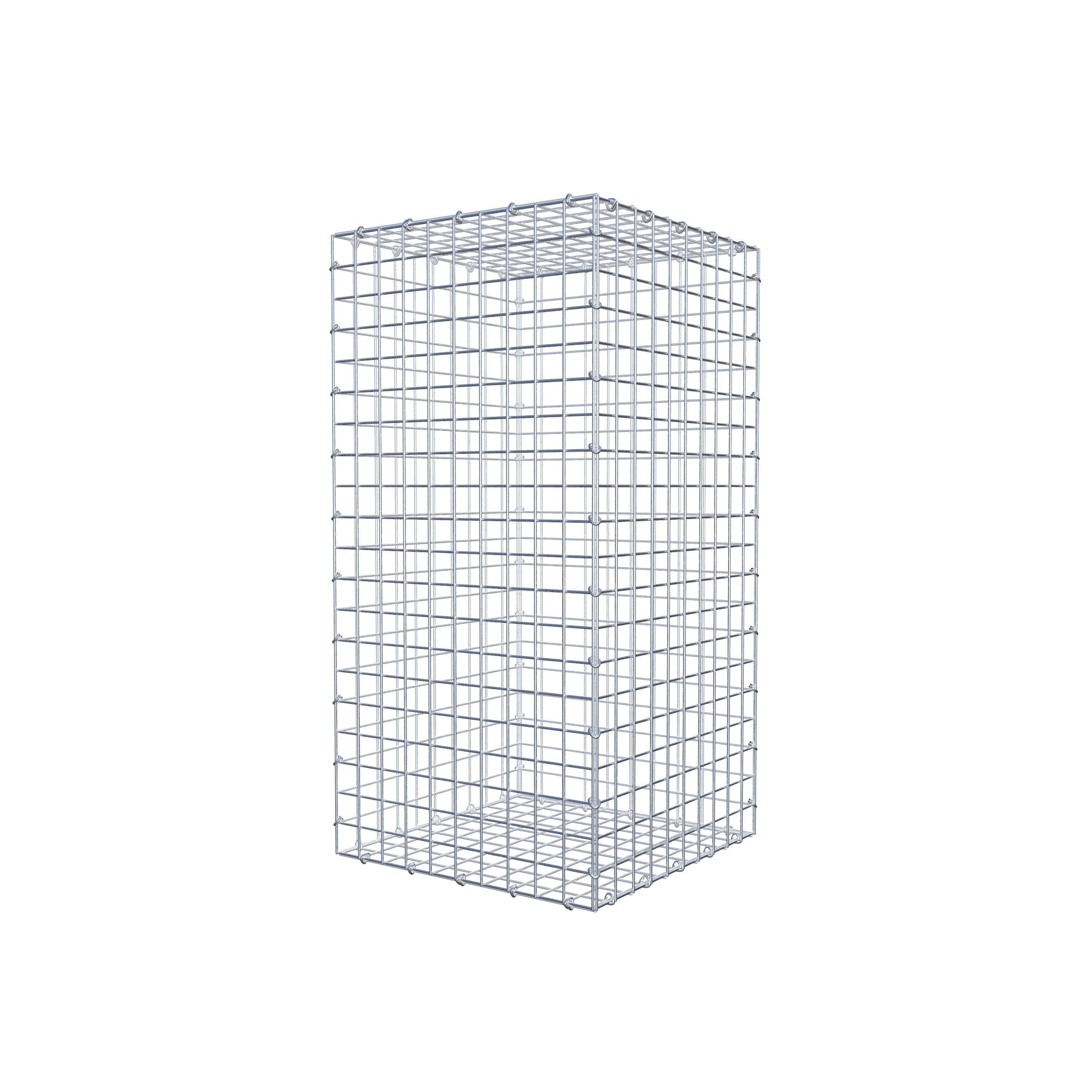 Schanskorf 100 cm x 50 cm x 50 cm (L x H x D), maaswijdte 5 cm x 5 cm, C-ring