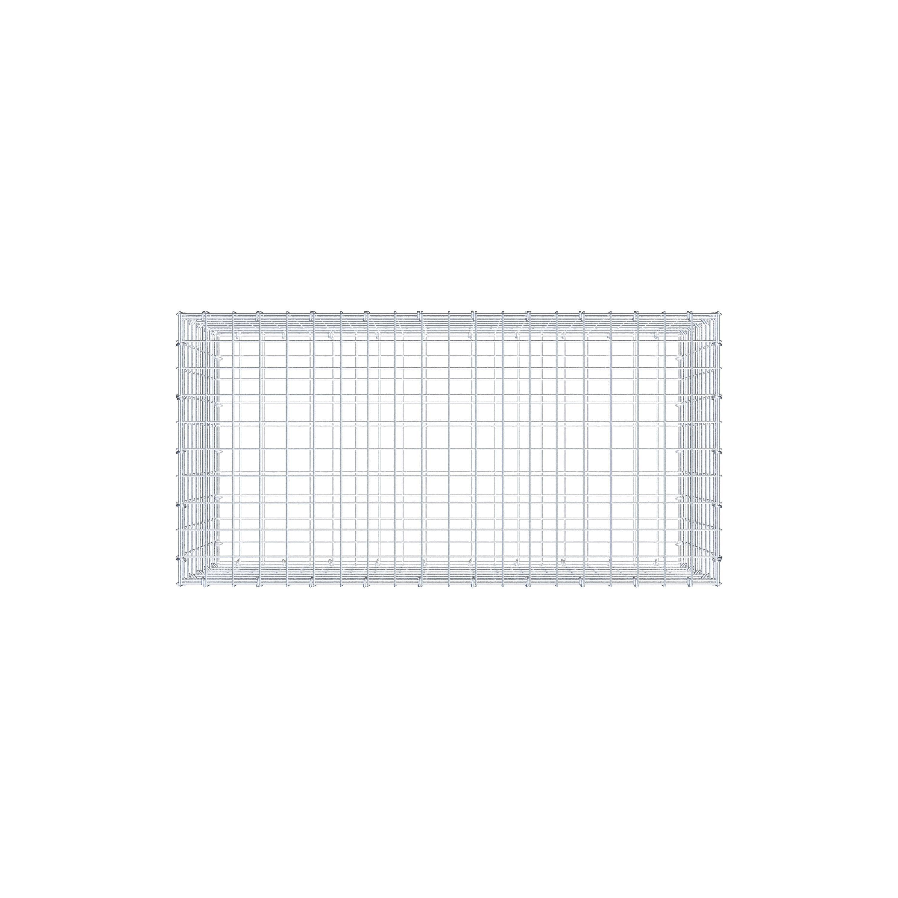 Schanskorf 100 cm x 50 cm x 50 cm (L x H x D), maaswijdte 5 cm x 5 cm, C-ring