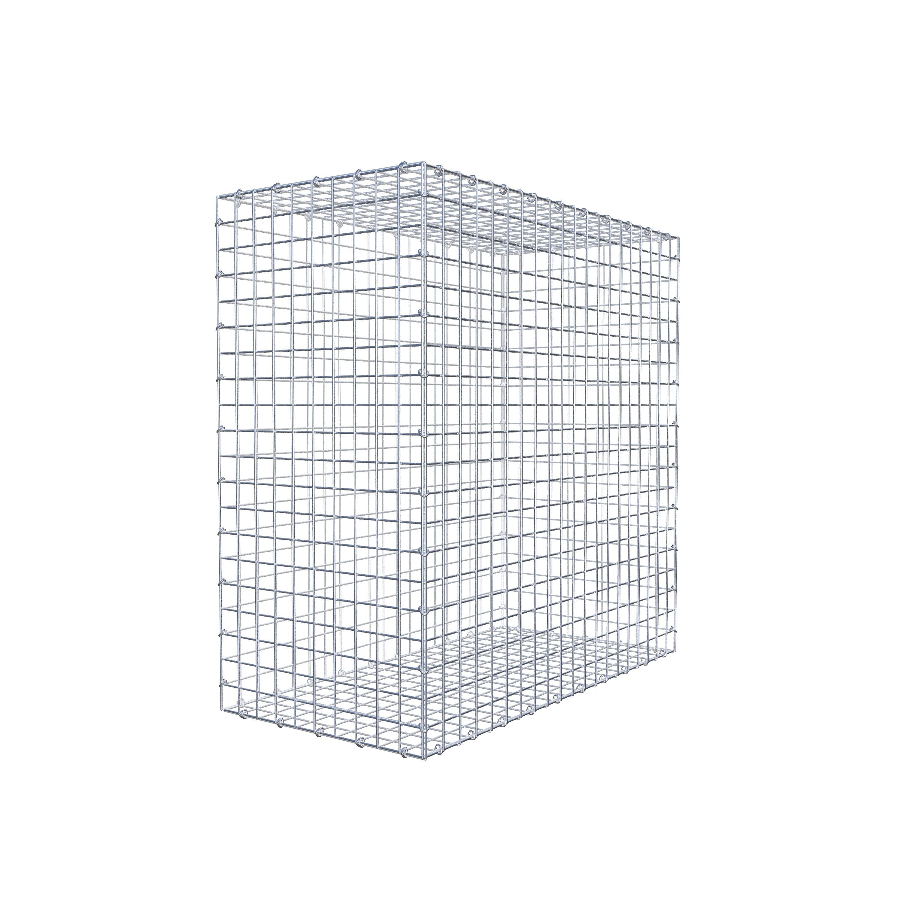 Gabion 100 cm x 100 cm x 50 cm (L x H x P), mailles 5 cm x 5 cm, anneau en C