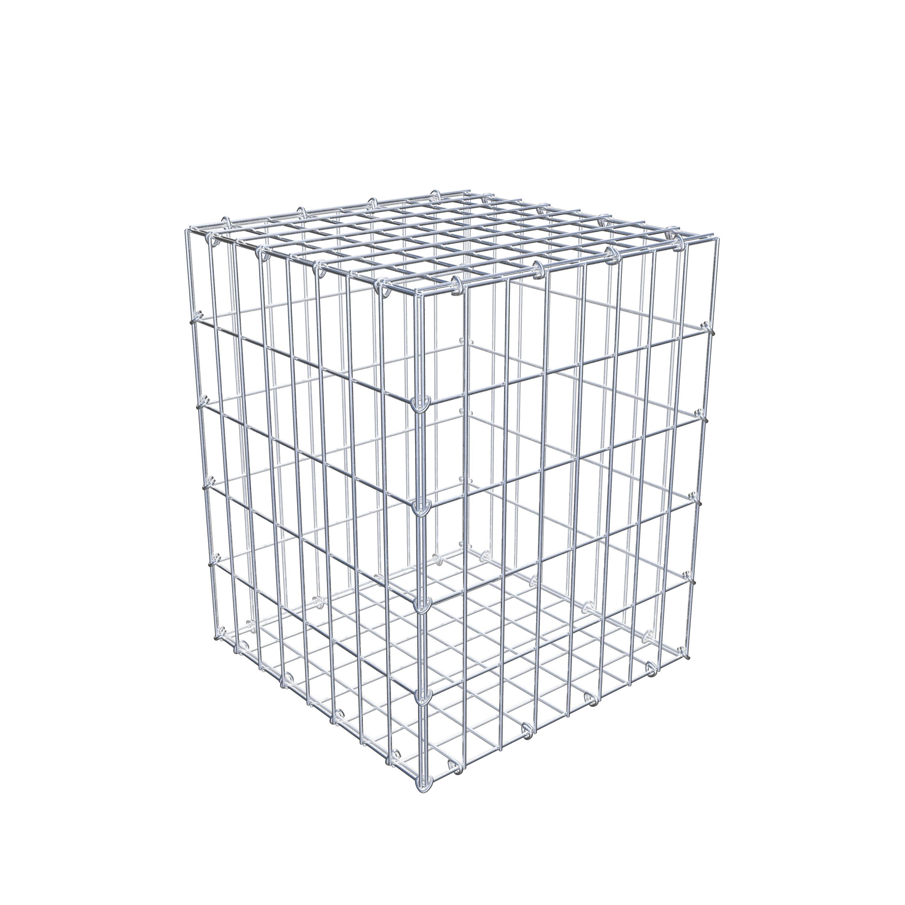 Gabion 50 cm x 40 cm x 40 cm (L x H x D), mesh size 5 cm x 10 cm, C-ring