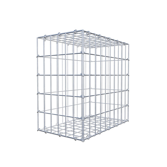 Gabion 50 cm x 50 cm x 30 cm (L x H x P), mailles 5 cm x 10 cm, anneau en C