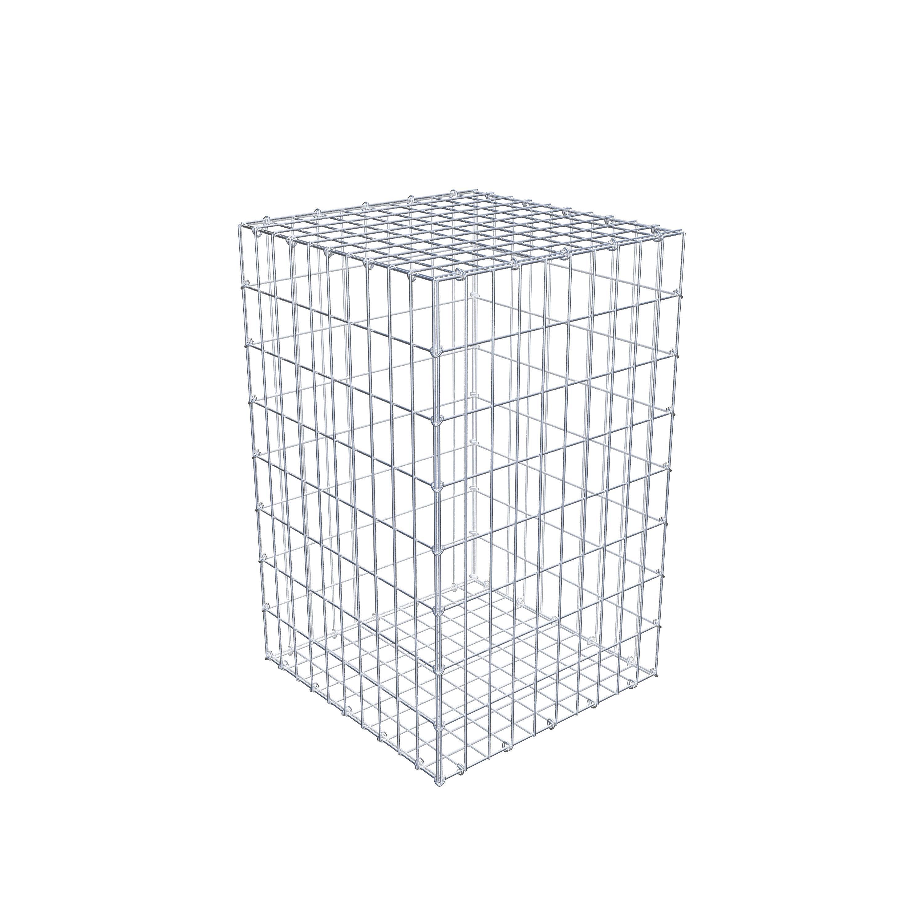 Gabion 80 cm x 50 cm x 50 cm (L x H x D), maskestørrelse 5 cm x 10 cm, C-ring