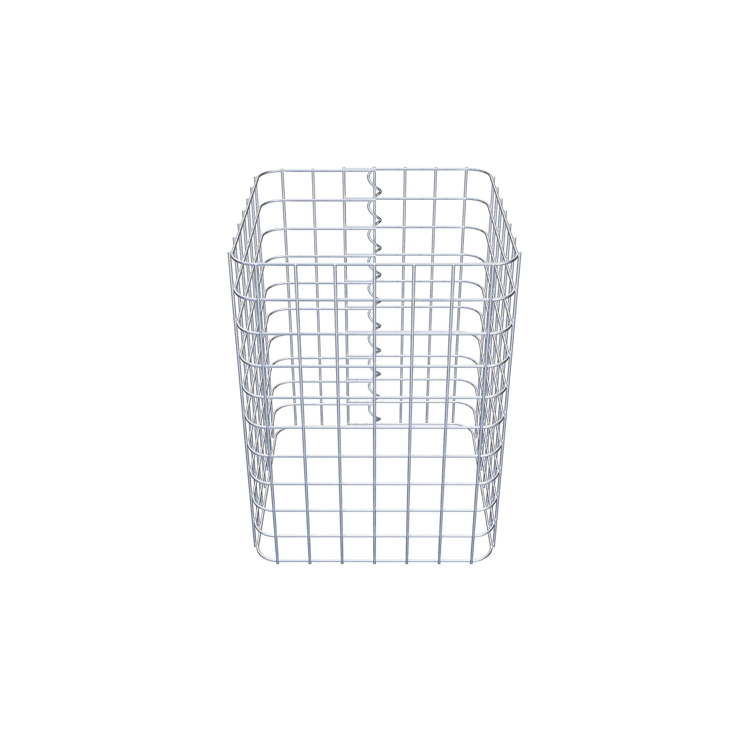 Schanskorfzuil 42 x 42 cm MW 5 x 5 cm vierkant
