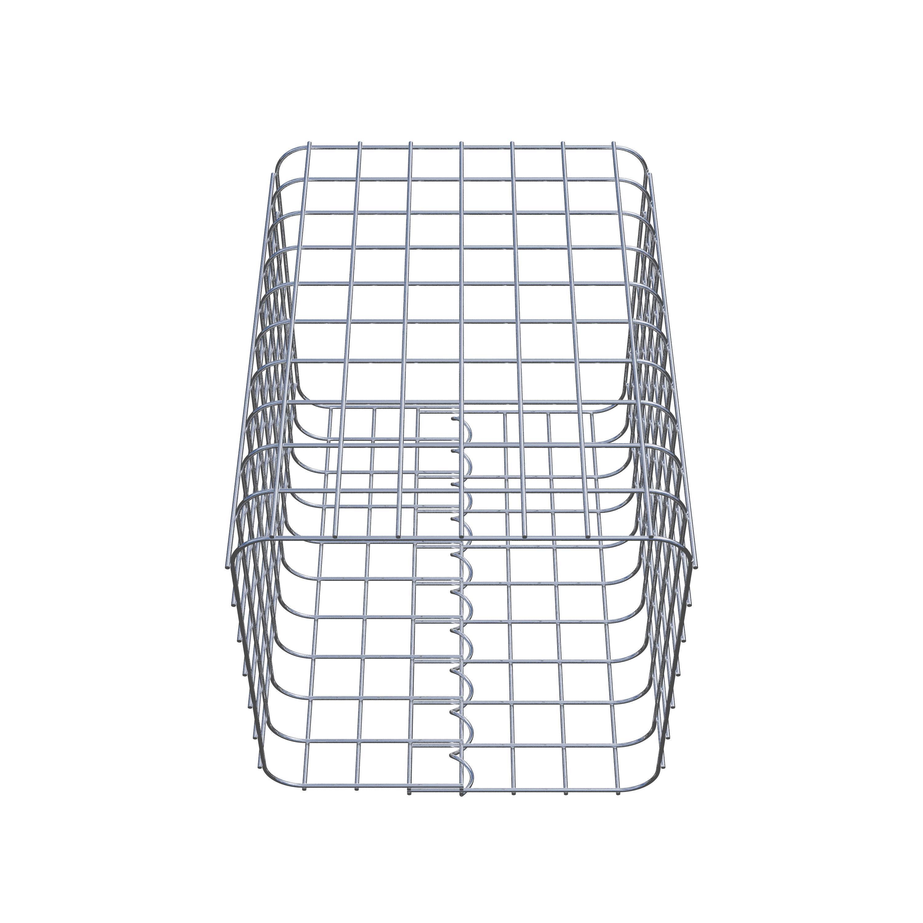 Schanskorfzuil 42 x 42 cm MW 5 x 5 cm vierkant