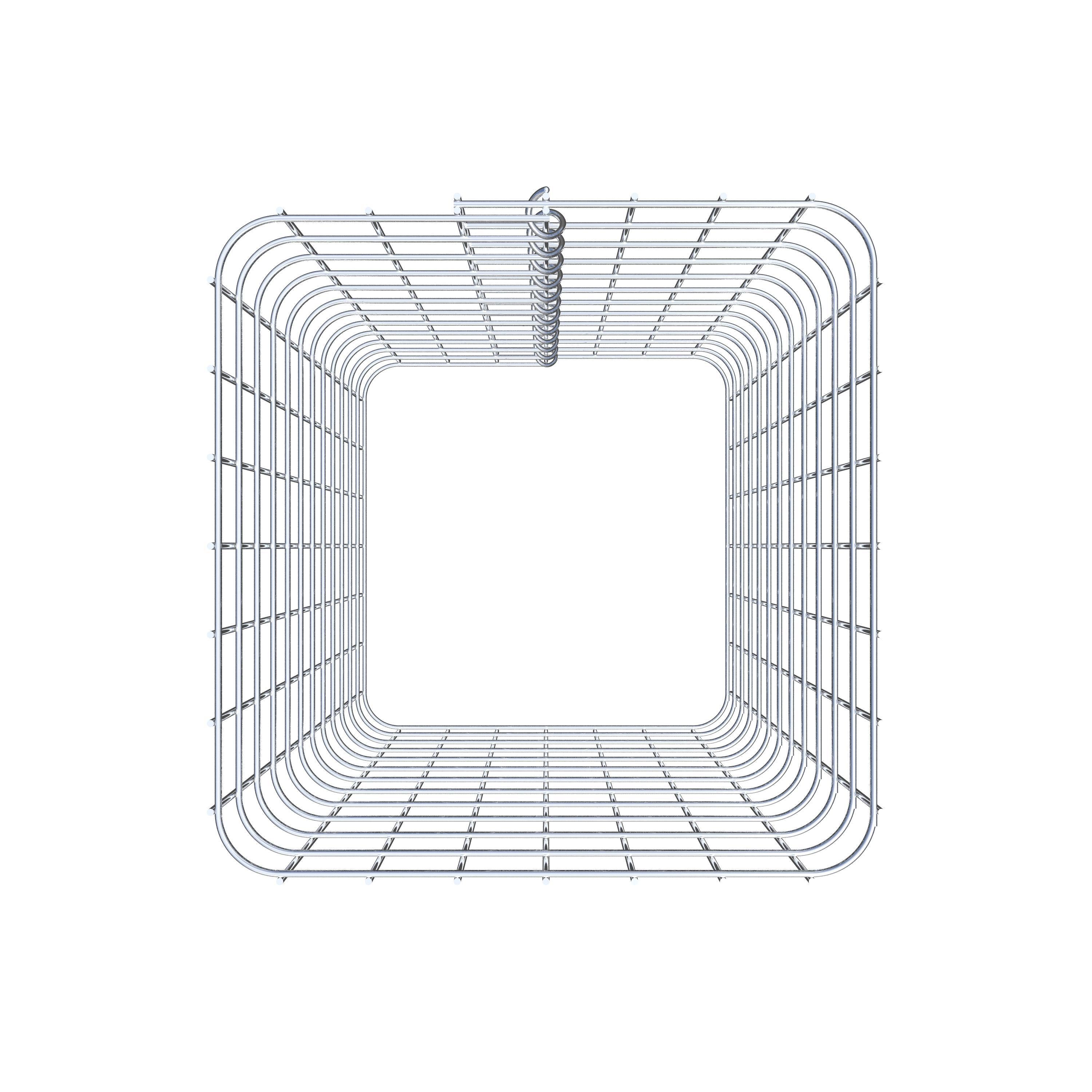 Schanskorfzuil 42 x 42 cm MW 5 x 5 cm vierkant