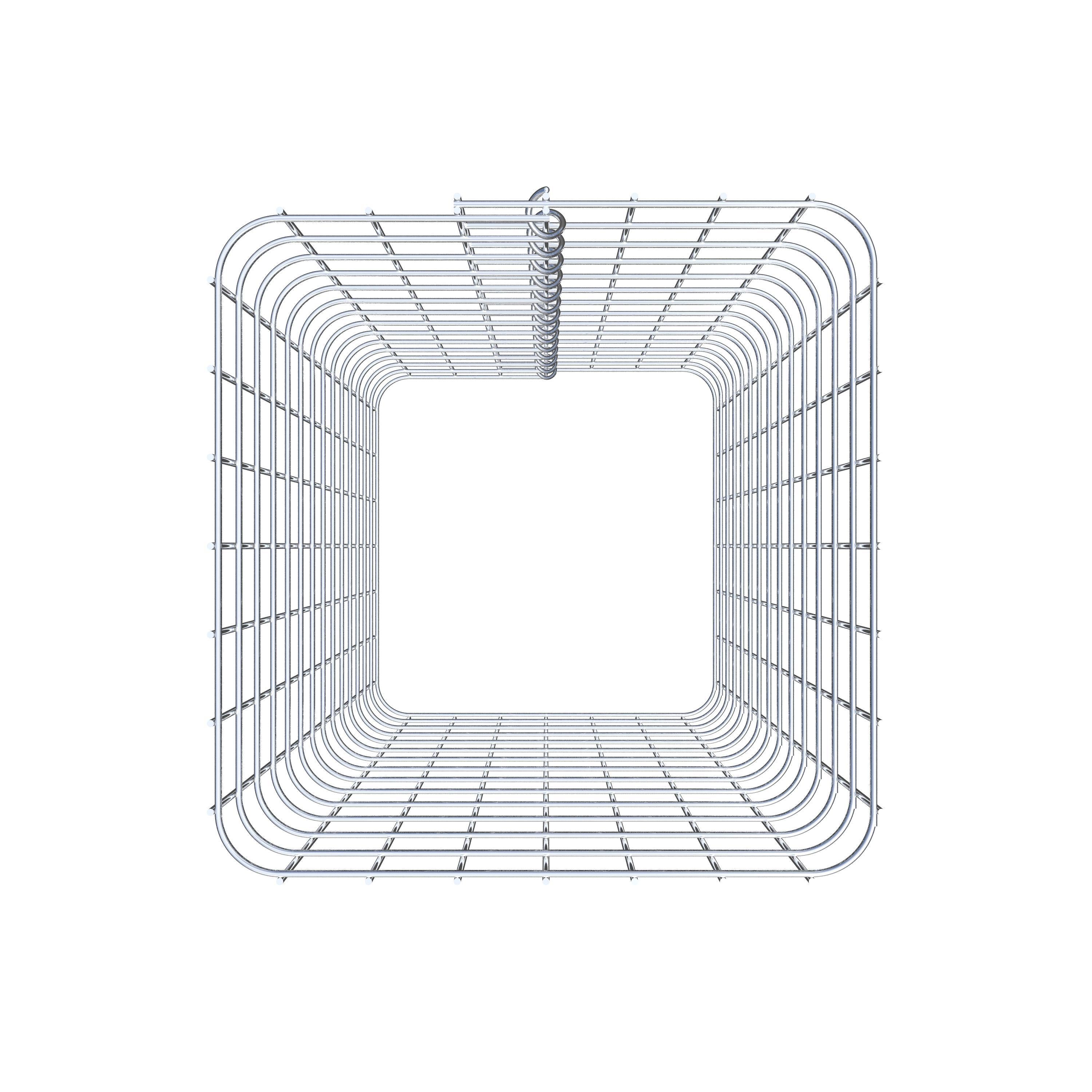 Schanskorfzuil 42 x 42 cm MW 5 x 5 cm vierkant
