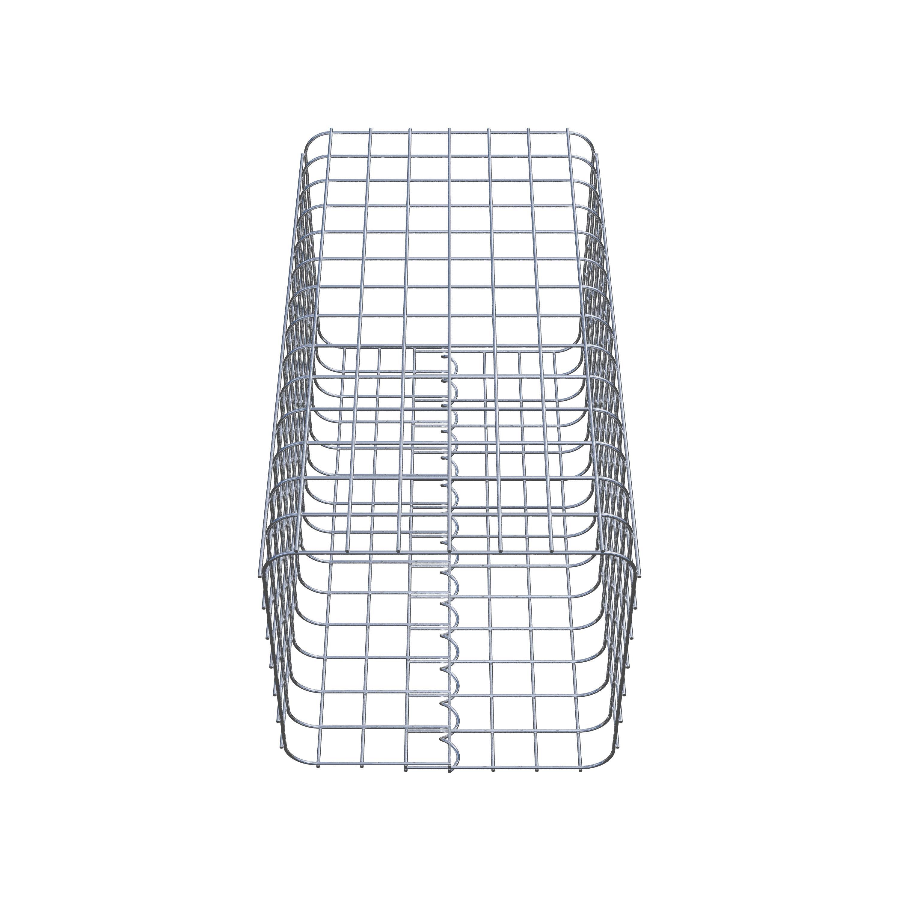 Schanskorfzuil 42 x 42 cm MW 5 x 5 cm vierkant