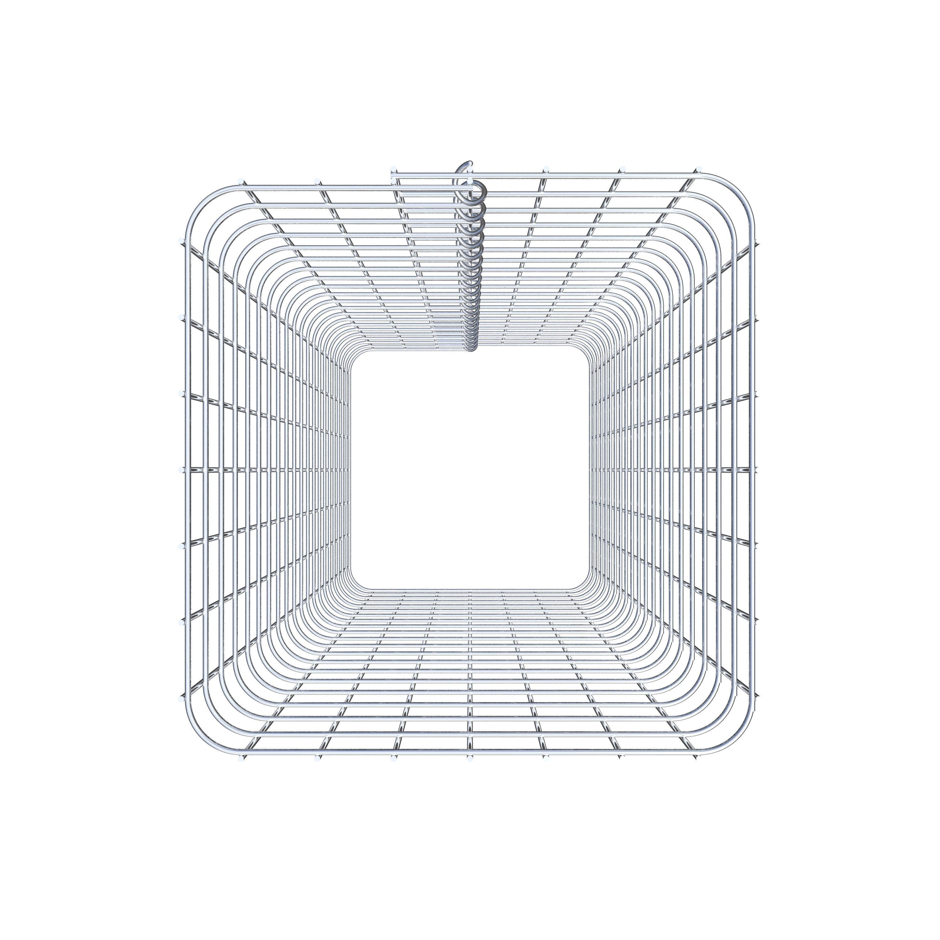 Schanskorfzuil 42 x 42 cm MW 5 x 5 cm vierkant