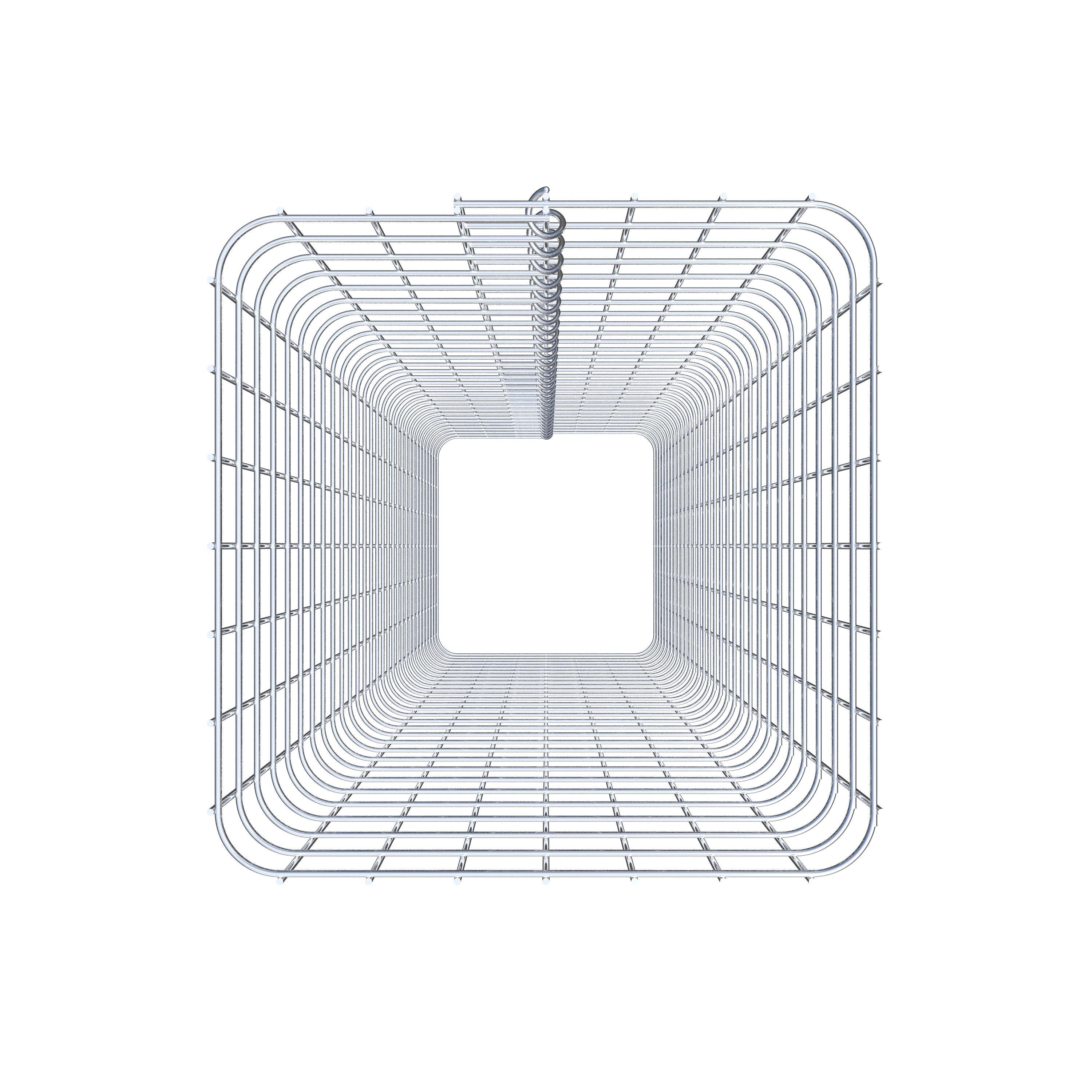 Schanskorfzuil 42 x 42 cm MW 5 x 5 cm vierkant
