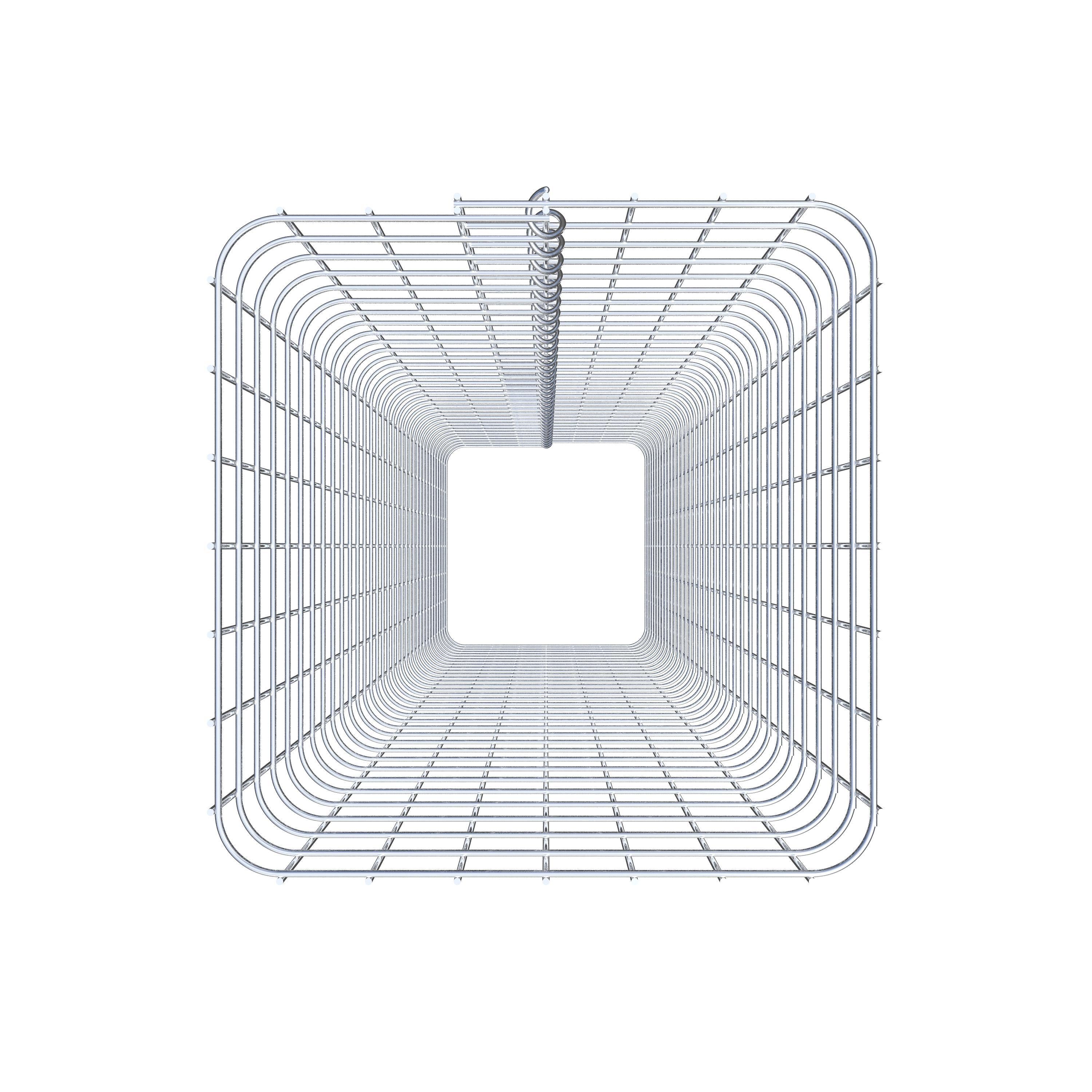 Schanskorfzuil 42 x 42 cm MW 5 x 5 cm vierkant