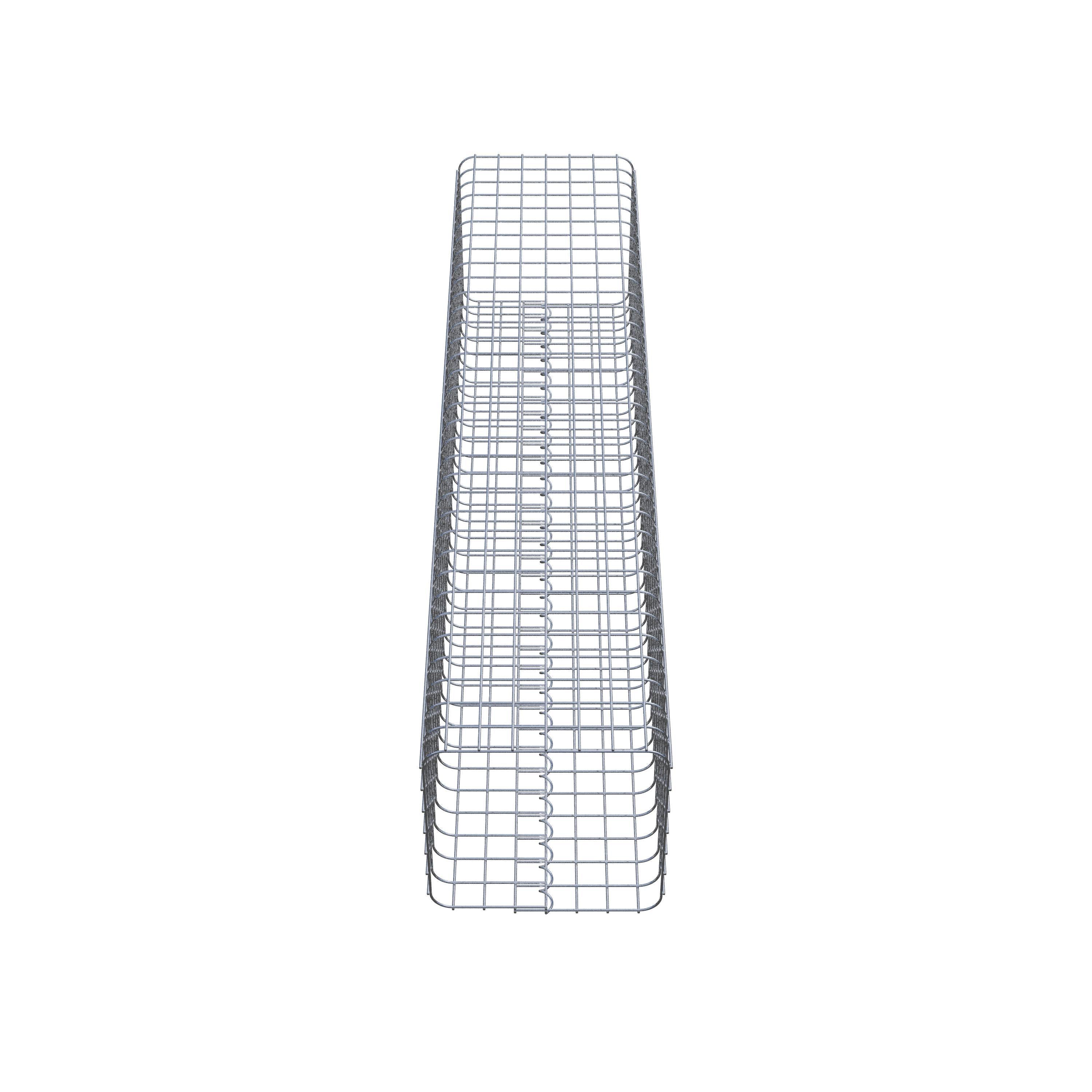 Schanskorfzuil 42 x 42 cm MW 5 x 5 cm vierkant