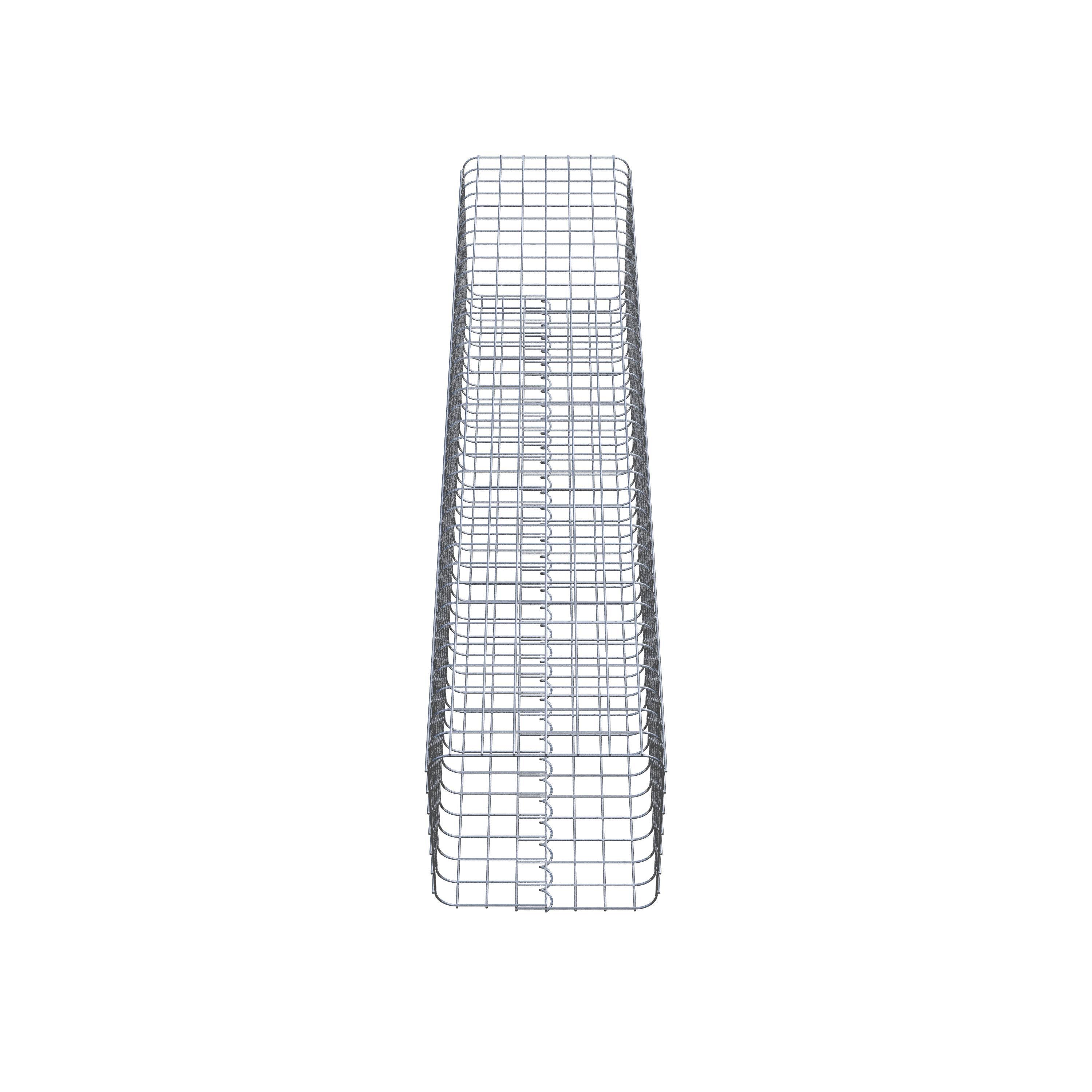 Schanskorfzuil 42 x 42 cm MW 5 x 5 cm vierkant