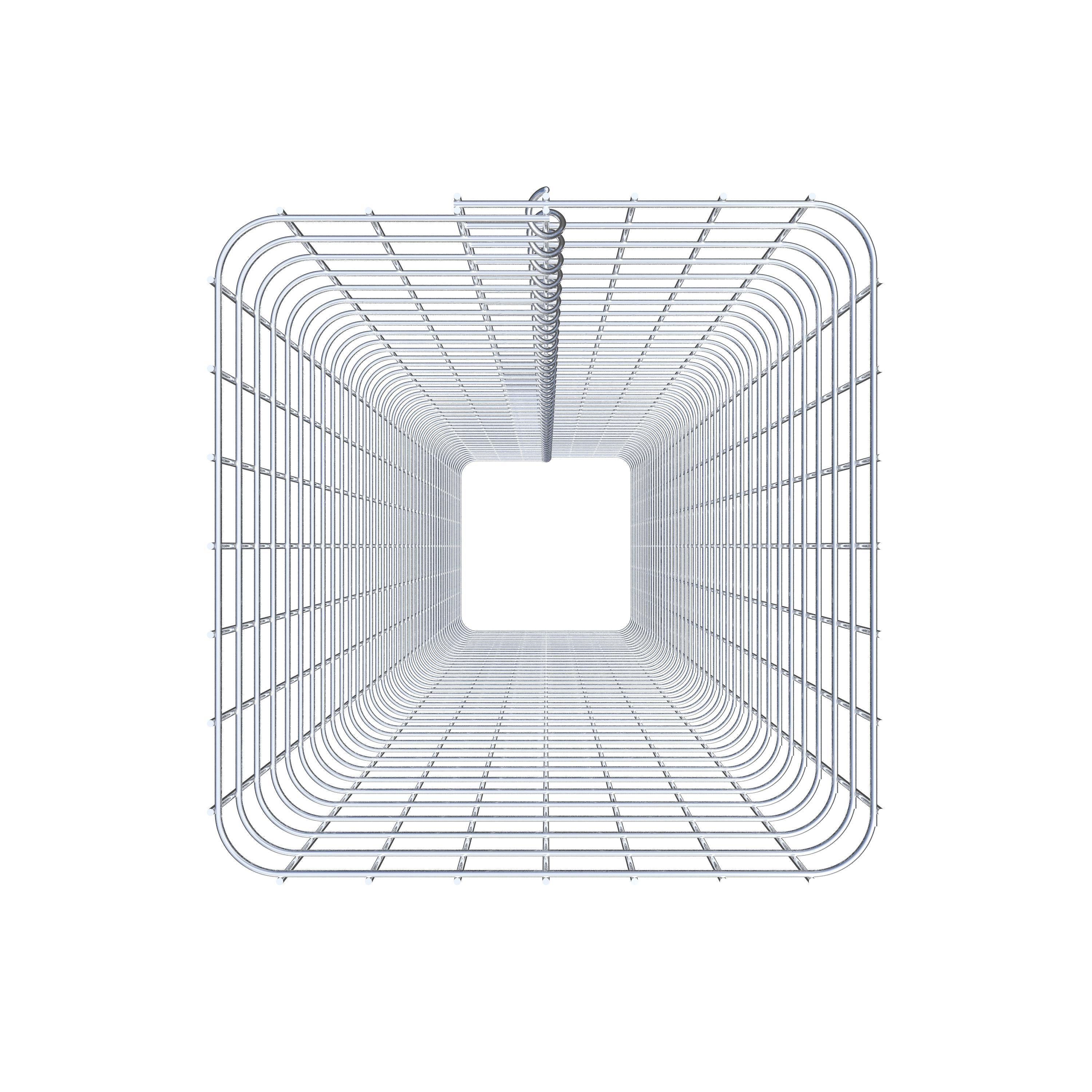 Schanskorfzuil 42 x 42 cm MW 5 x 5 cm vierkant