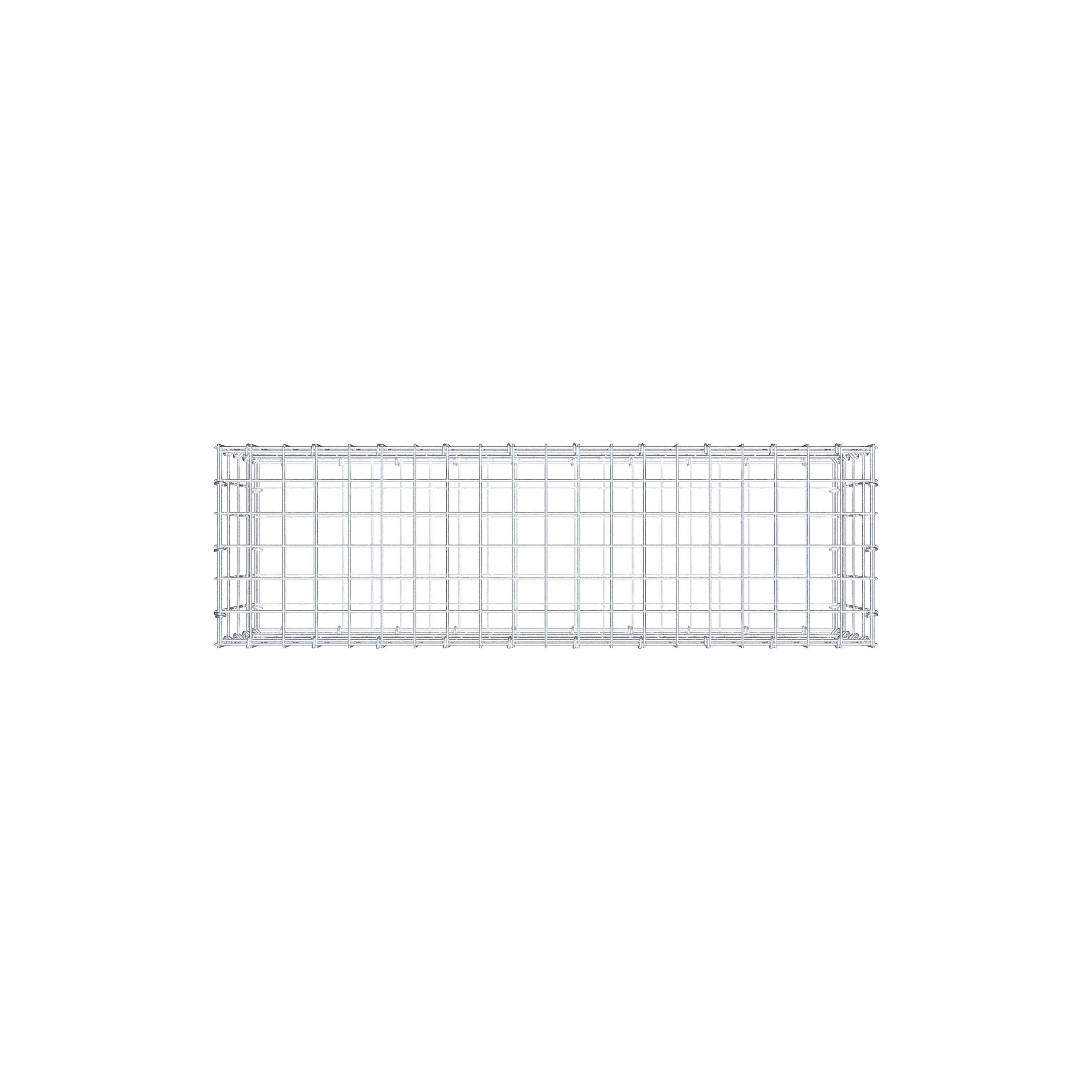 Gabione 100 cm x 40 cm x 30 cm (L x H x T), Maschenweite 5 cm x 10 cm, C-Ring