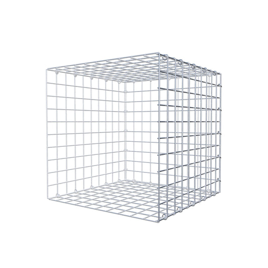 Mounted gabion type 2 50 cm x 50 cm x 50 cm (L x H x D), mesh size 5 cm x 5 cm, C-ring