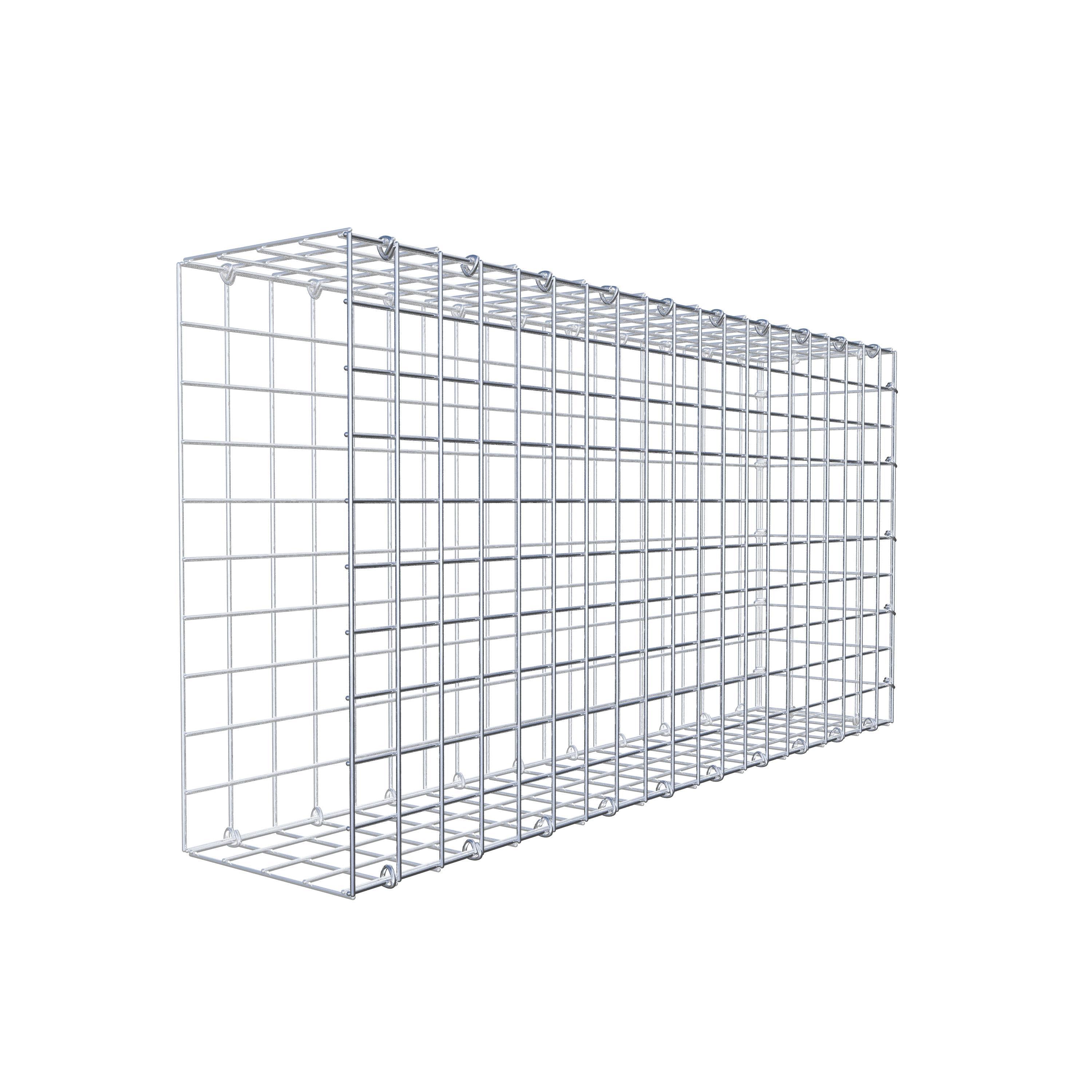 Gabião Tipo 2 100 cm x 50 cm x 20 cm (C x A x P), malhagem 5 cm x 5 cm, anel C