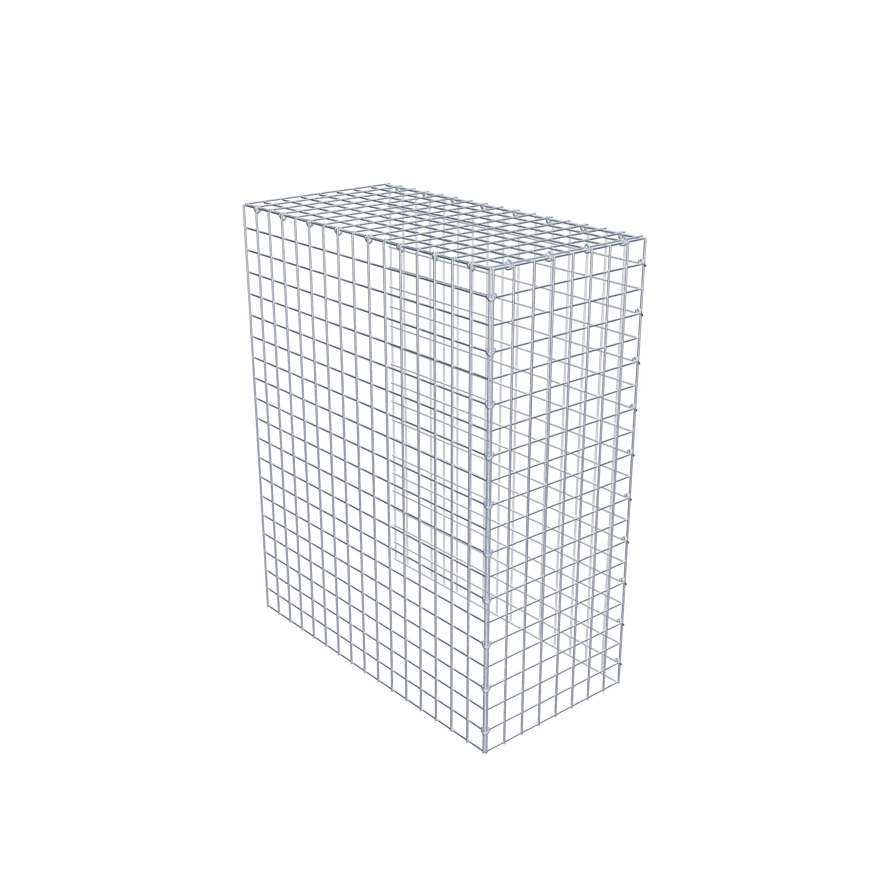 Gabbione aggiuntivo tipo 4 100 cm x 80 cm x 40 cm (L x H x P), maglia 5 cm x 5 cm, anello a C