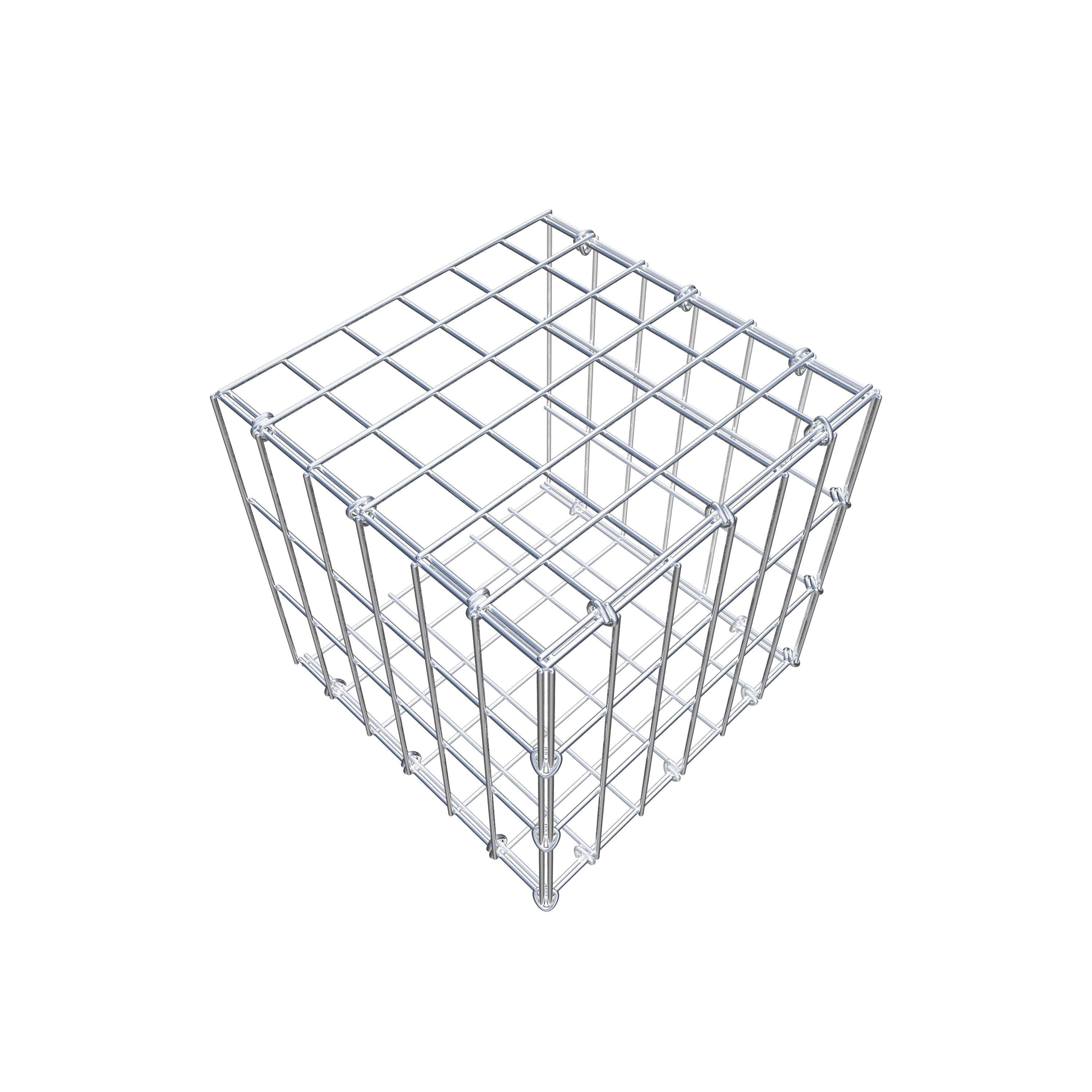 Add-on schanskorf type 2 30 cm x 30 cm x 30 cm, maaswijdte 5 cm x 10 cm, C-ring