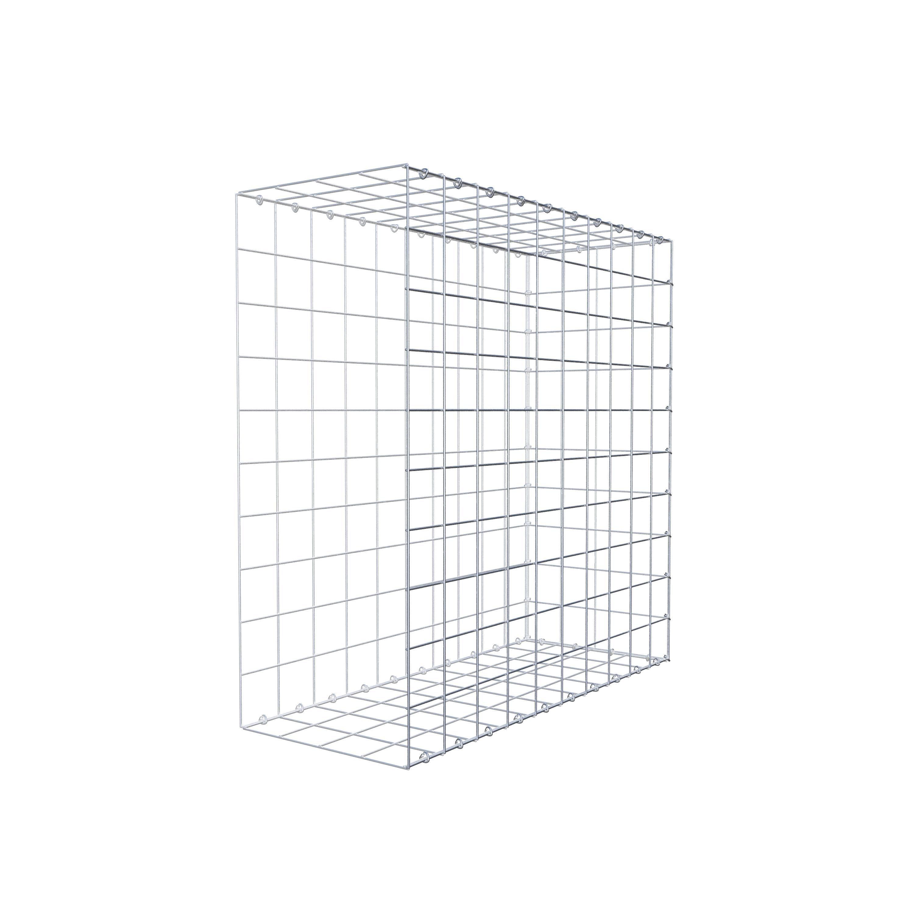 Extra gabion typ 2 100 cm x 100 cm x 40 cm (L x H x D), maskstorlek 10 cm x 10 cm, C-ring