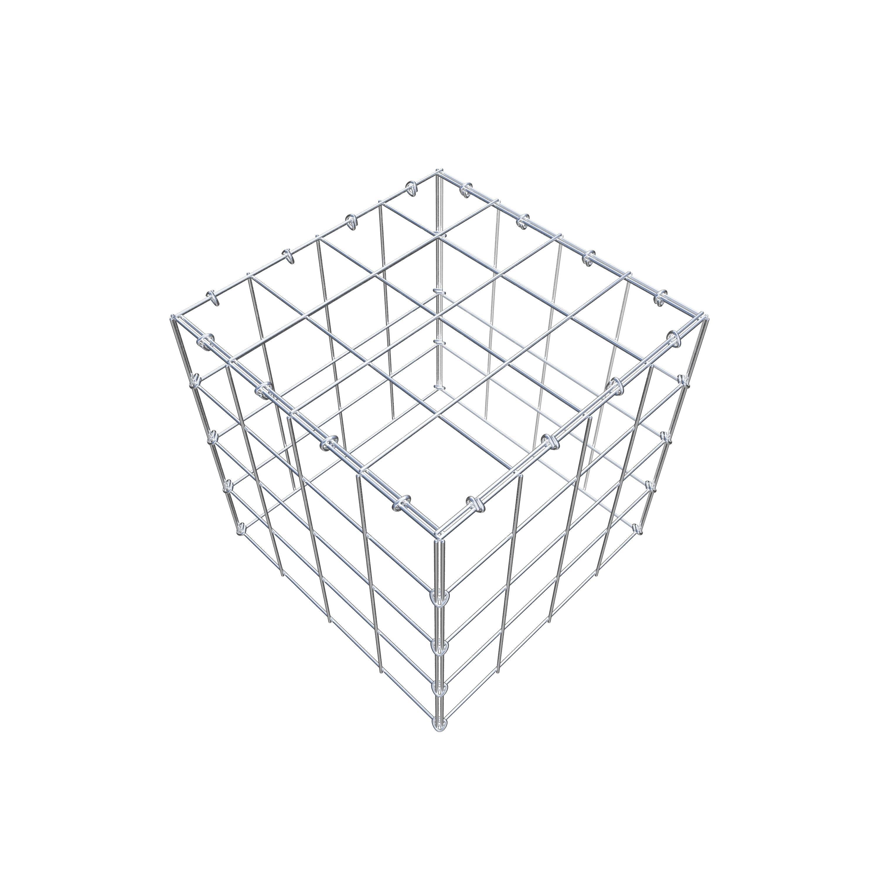 Pila adicional tipo 3 40 cm x 40 cm x 40 cm (L x A x P), malla 10 cm x 10 cm, anillo en C