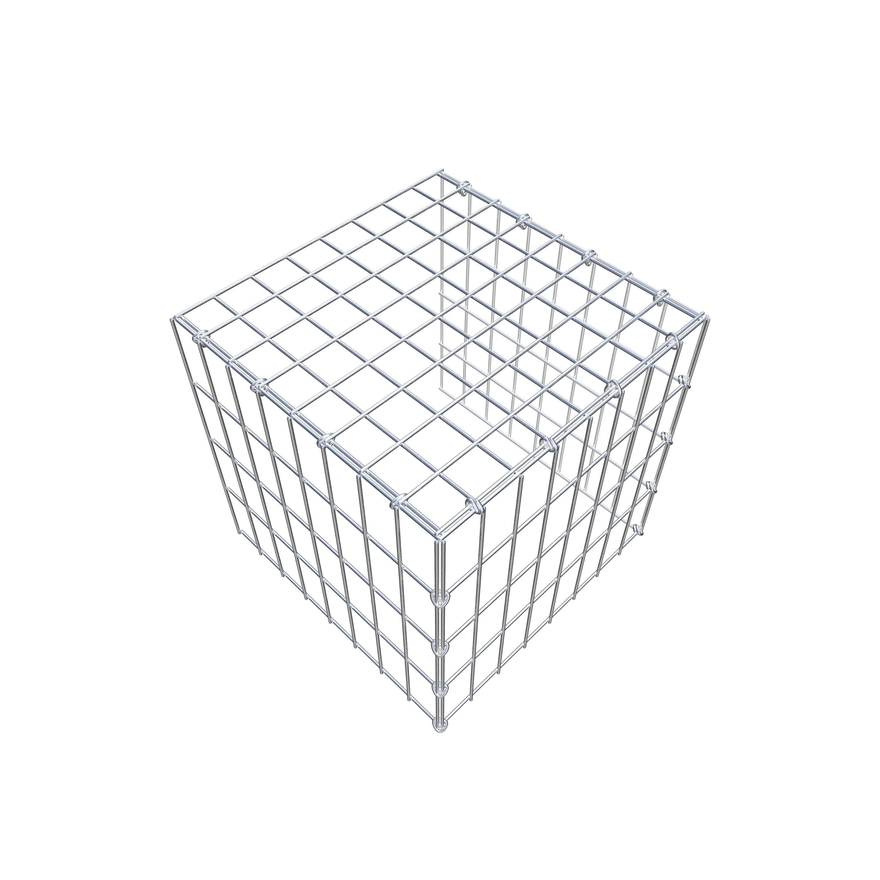 Monteret gabion type 4 40 cm x 40 cm x 40 cm (L x H x D), maskestørrelse 5 cm x 10 cm, C-ring