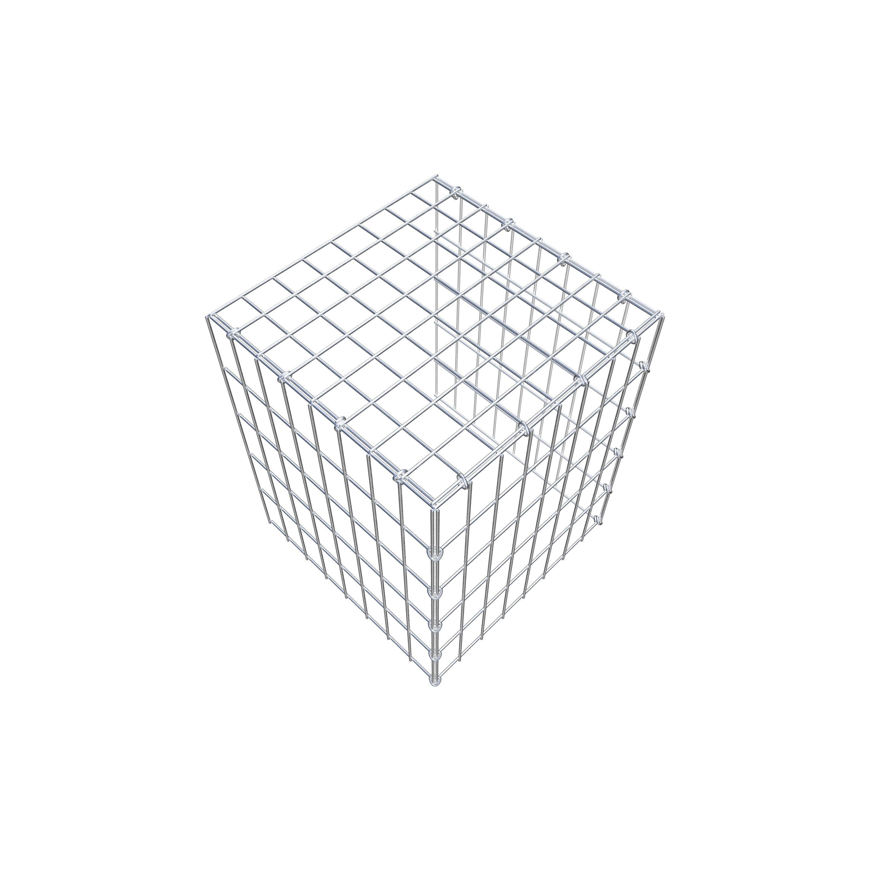 Gabião tipo 4 50 cm x 40 cm x 40 cm (C x A x P), malhagem 5 cm x 10 cm, anel C