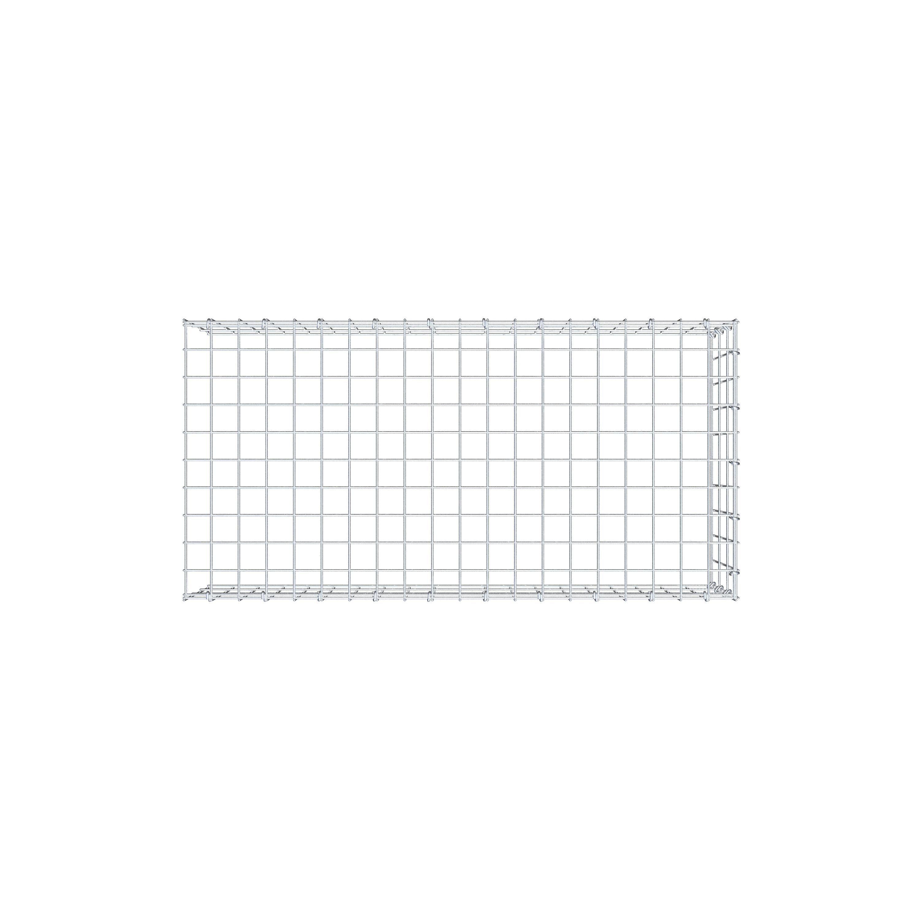 Tilläggspåle typ 4 100 cm x 30 cm x 50 cm (L x H x D), maskstorlek 5 cm x 10 cm, C-ring