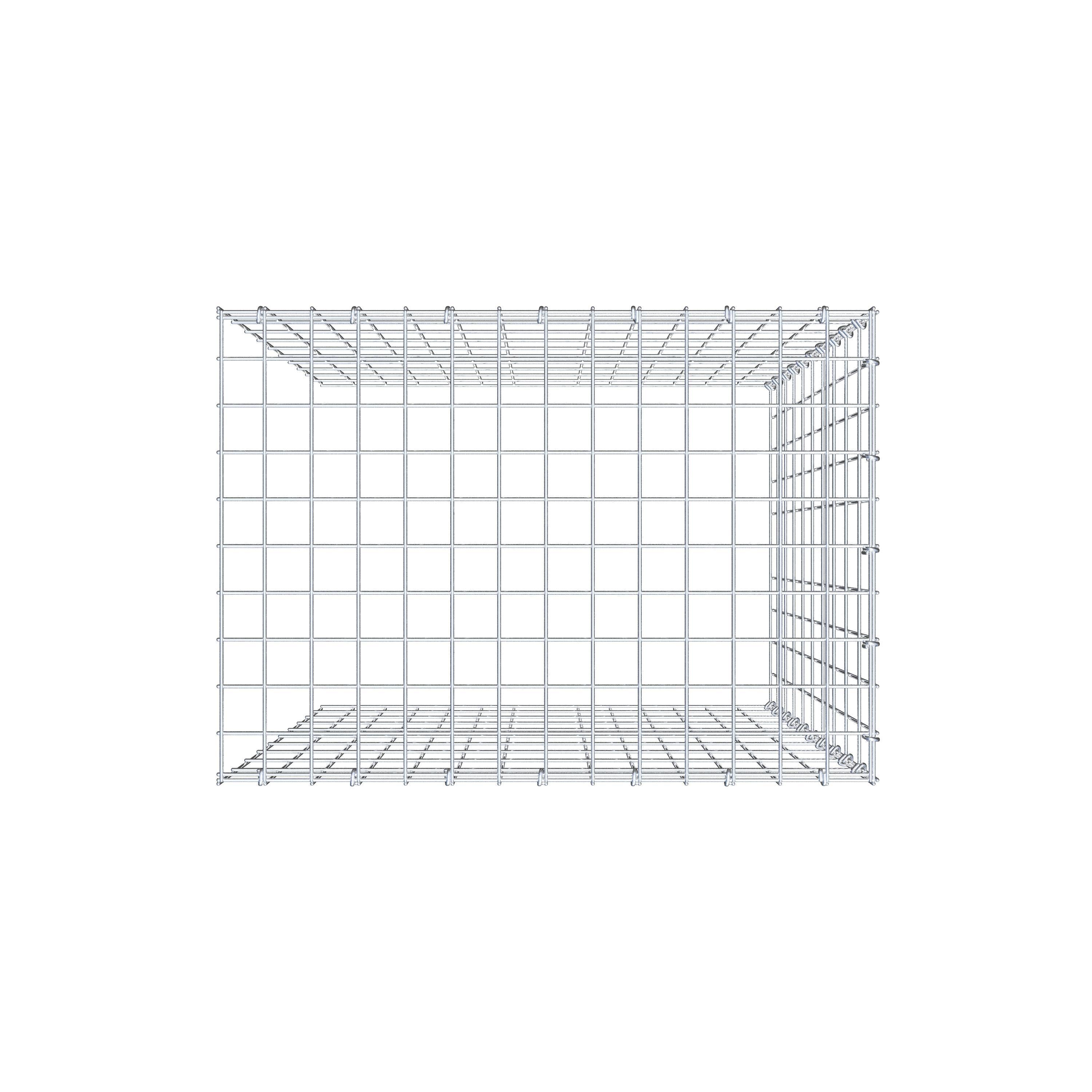 Pilote adicional tipo 4 100 cm x 70 cm x 50 cm (L x A x P), malla 5 cm x 10 cm, anillo en C