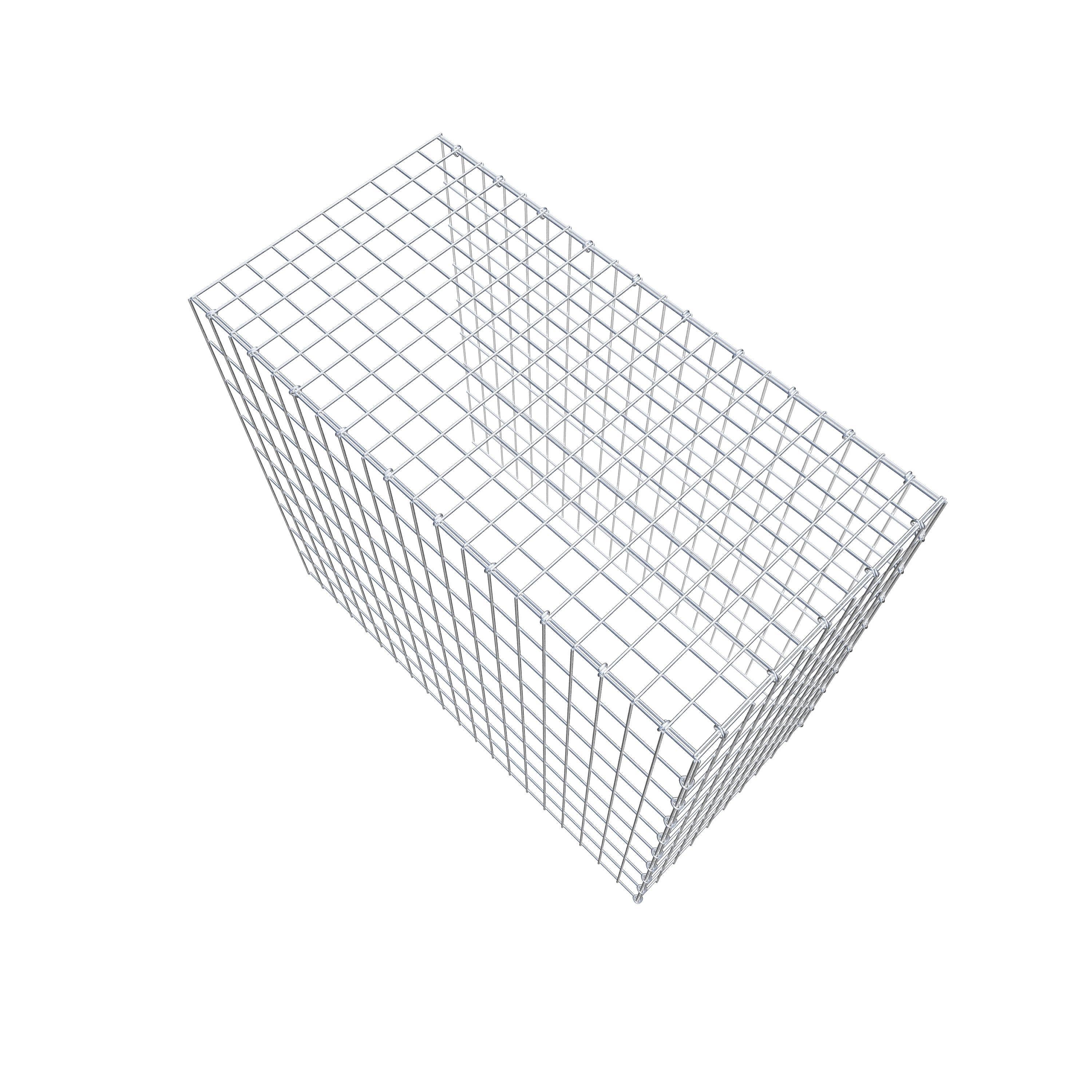 Extra gabion typ 4 100 cm x 90 cm x 50 cm (L x H x D), maskstorlek 5 cm x 10 cm, C-ring