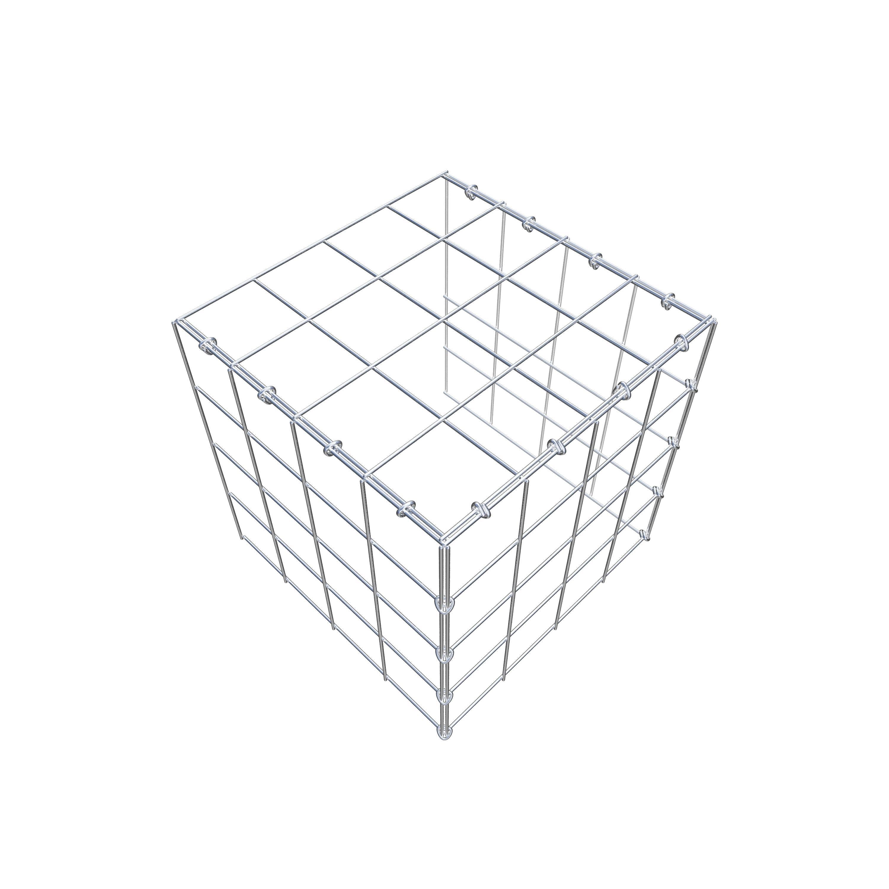 Gabião Tipo 4 40 cm x 40 cm x 40 cm (C x A x P), malhagem 10 cm x 10 cm, anel C