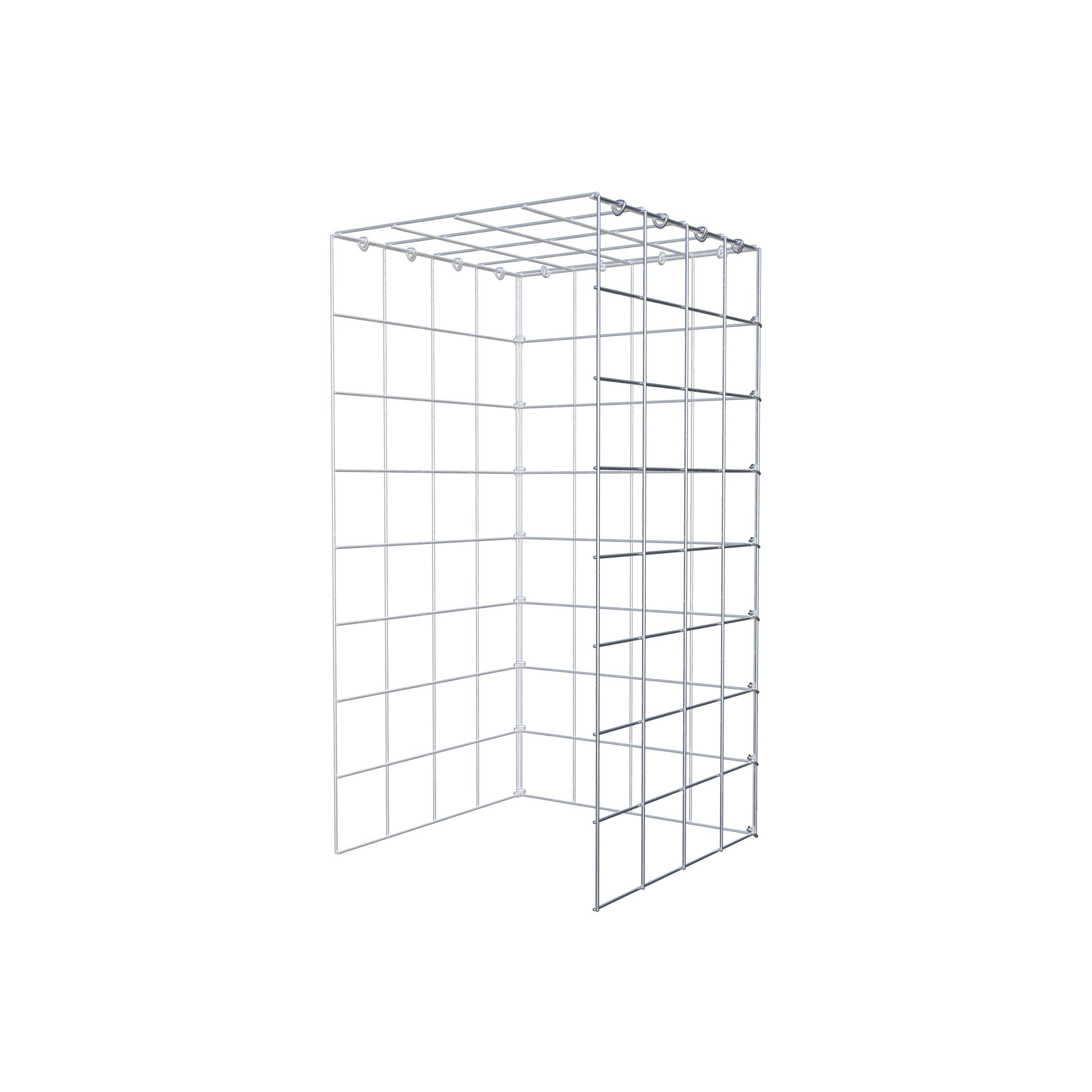 Toegevoegde pool type 4 80 cm x 40 cm x 40 cm (L x H x D), maaswijdte 10 cm x 10 cm, C-ring