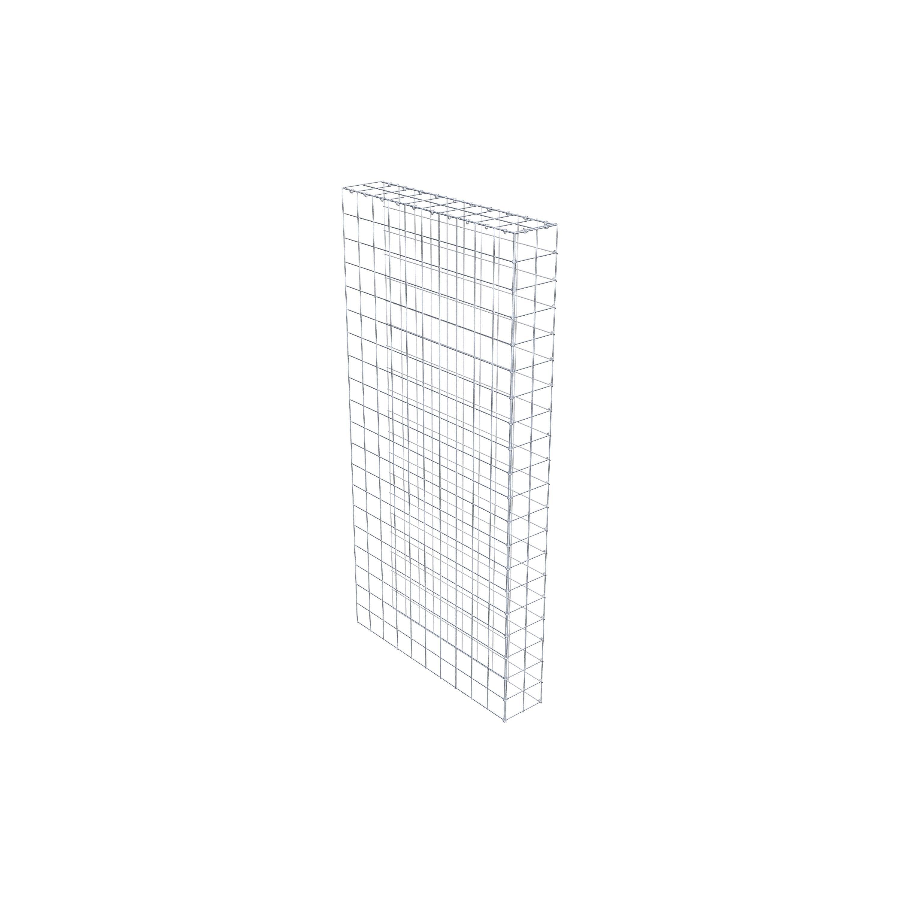 Extra gabion typ 4 200 cm x 100 cm x 20 cm (L x H x D), maskstorlek 10 cm x 10 cm, C-ring